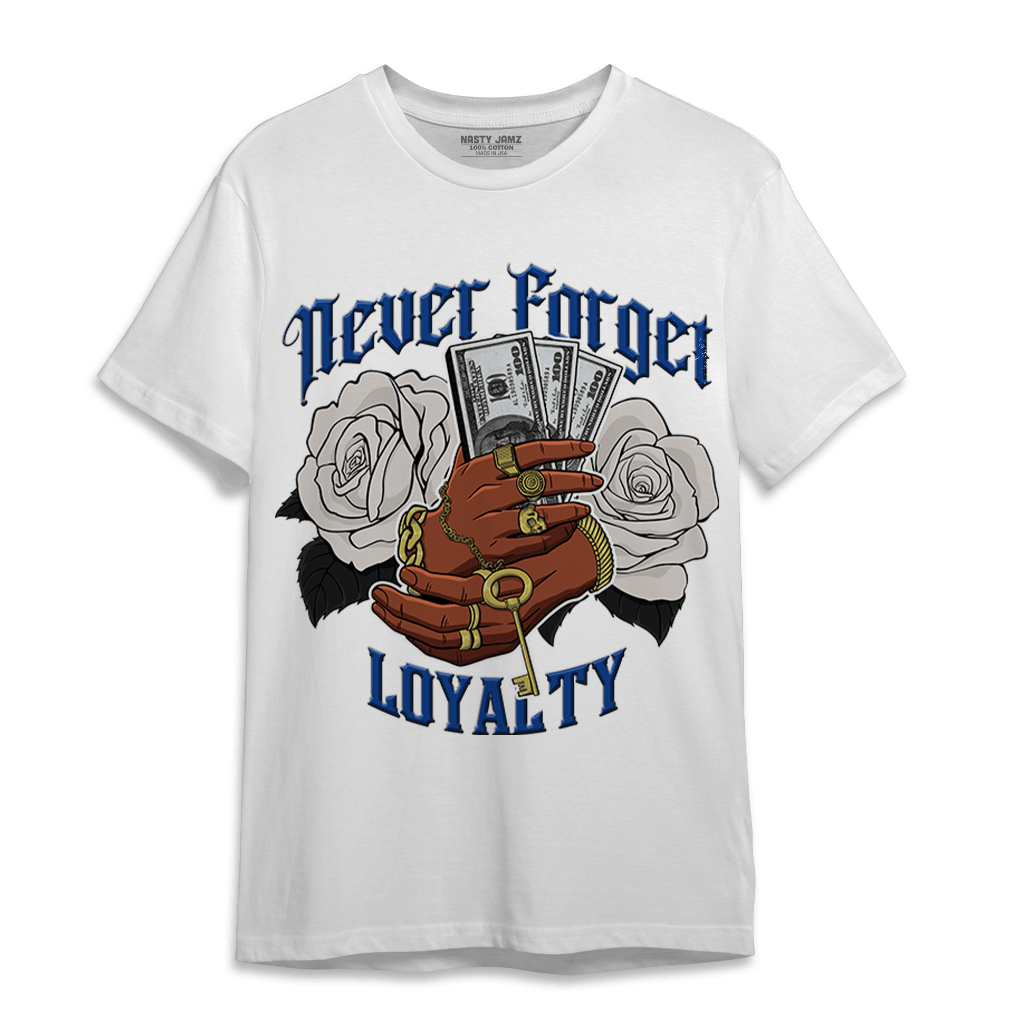 Air Max 1 86 Royal T Shirt Match Never Forget Loyalty - NastyJamz