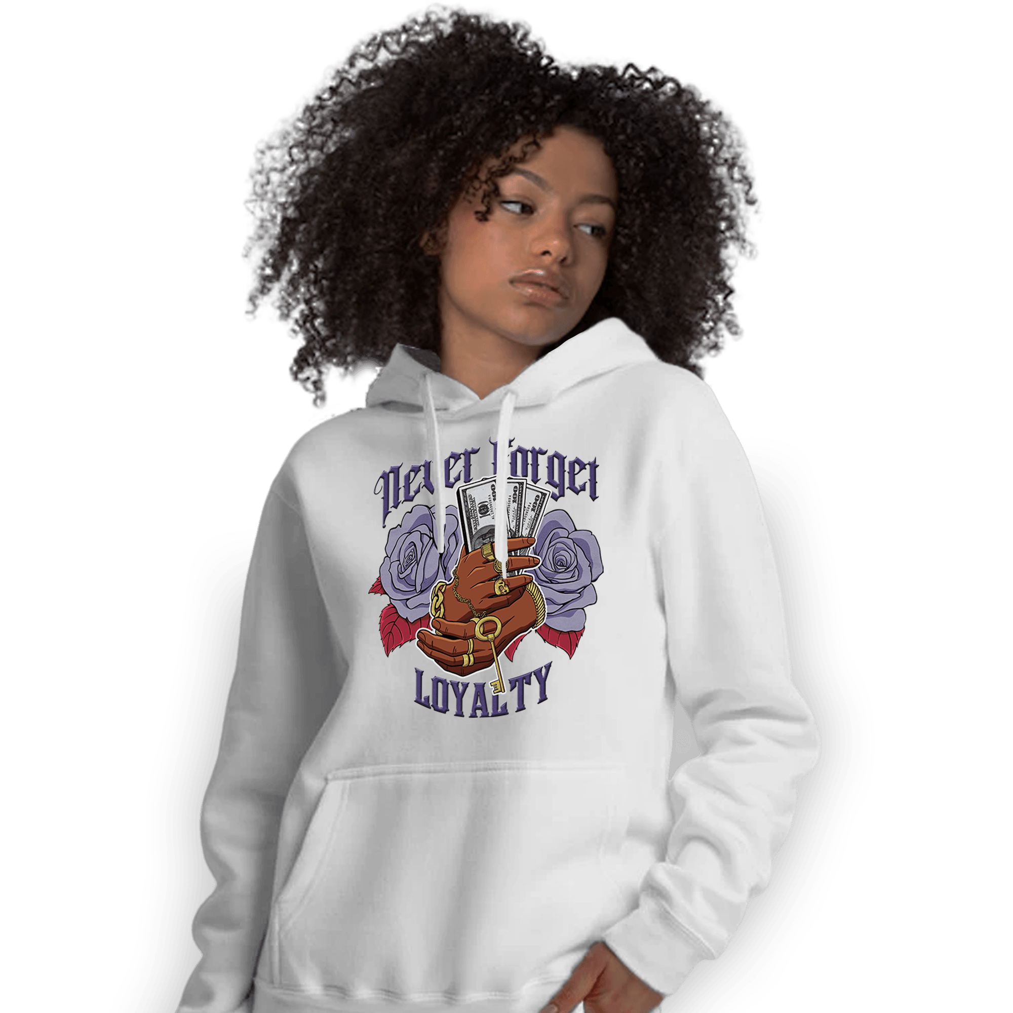 Dunk Low Plum Hoodie Match Never Forget Loyalty - NastyJamz