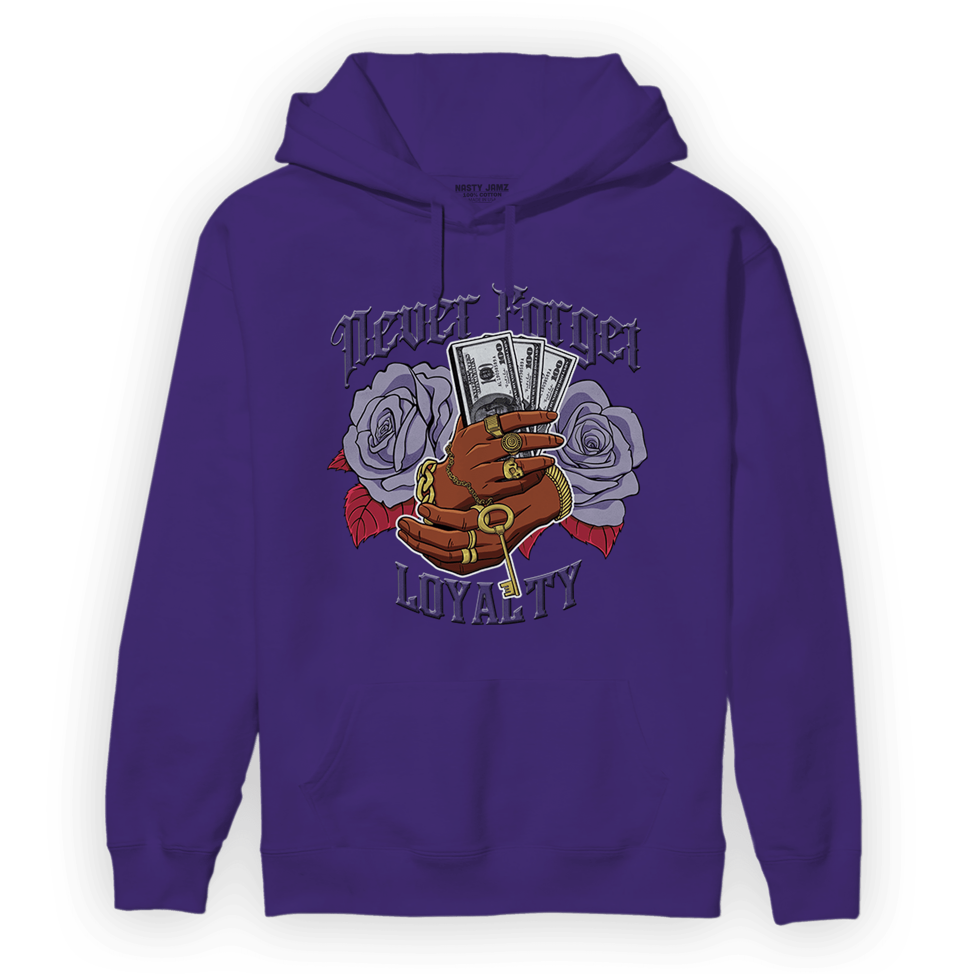 Dunk Low Plum Hoodie Match Never Forget Loyalty - NastyJamz
