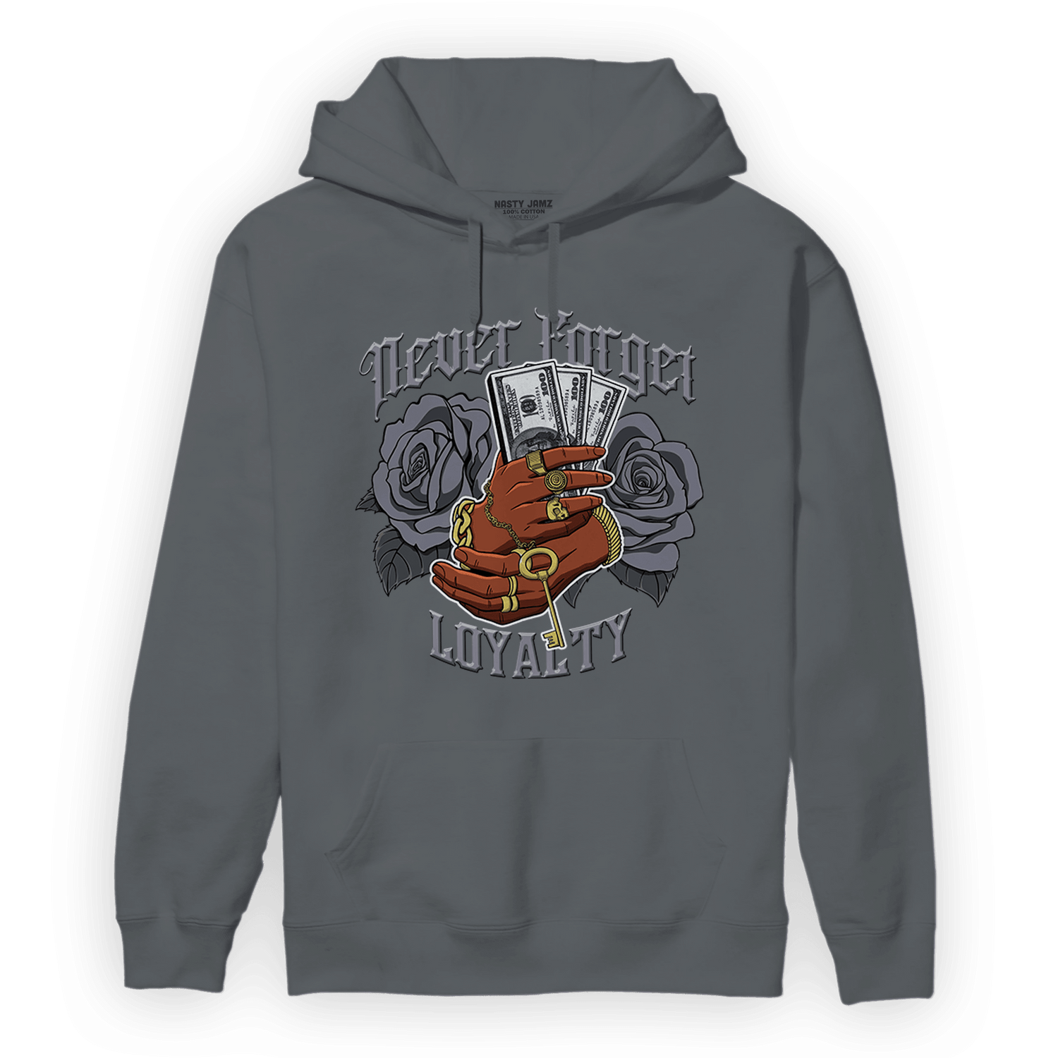 Stealth 14s Hoodie Match Never Forget Loyalty - NastyJamz