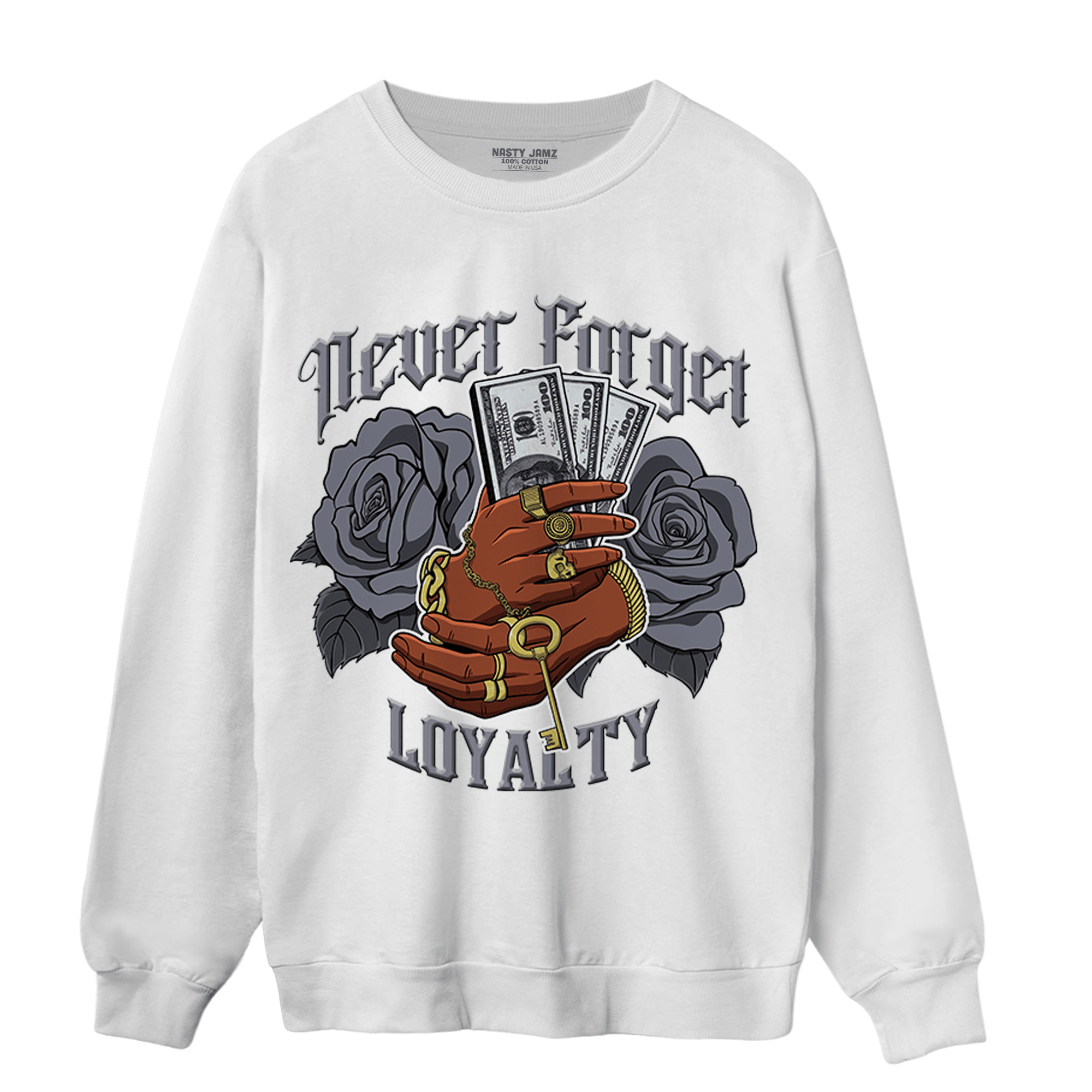 Stealth 14s Sweatshirt Match Never Forget Loyalty - NastyJamz