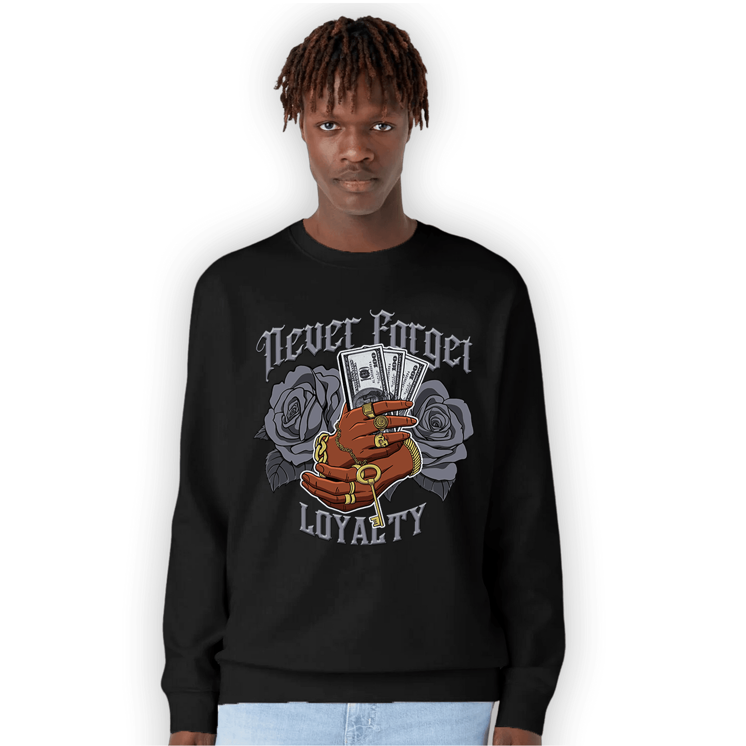 Stealth 14s Sweatshirt Match Never Forget Loyalty - NastyJamz