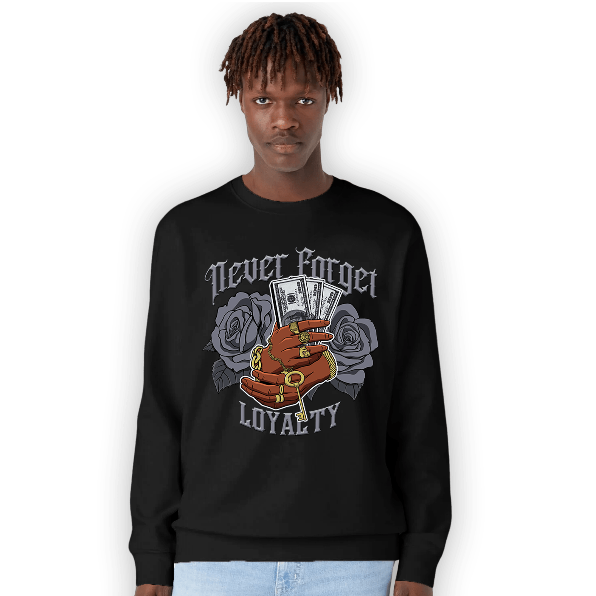 Stealth 14s Sweatshirt Match Never Forget Loyalty - NastyJamz