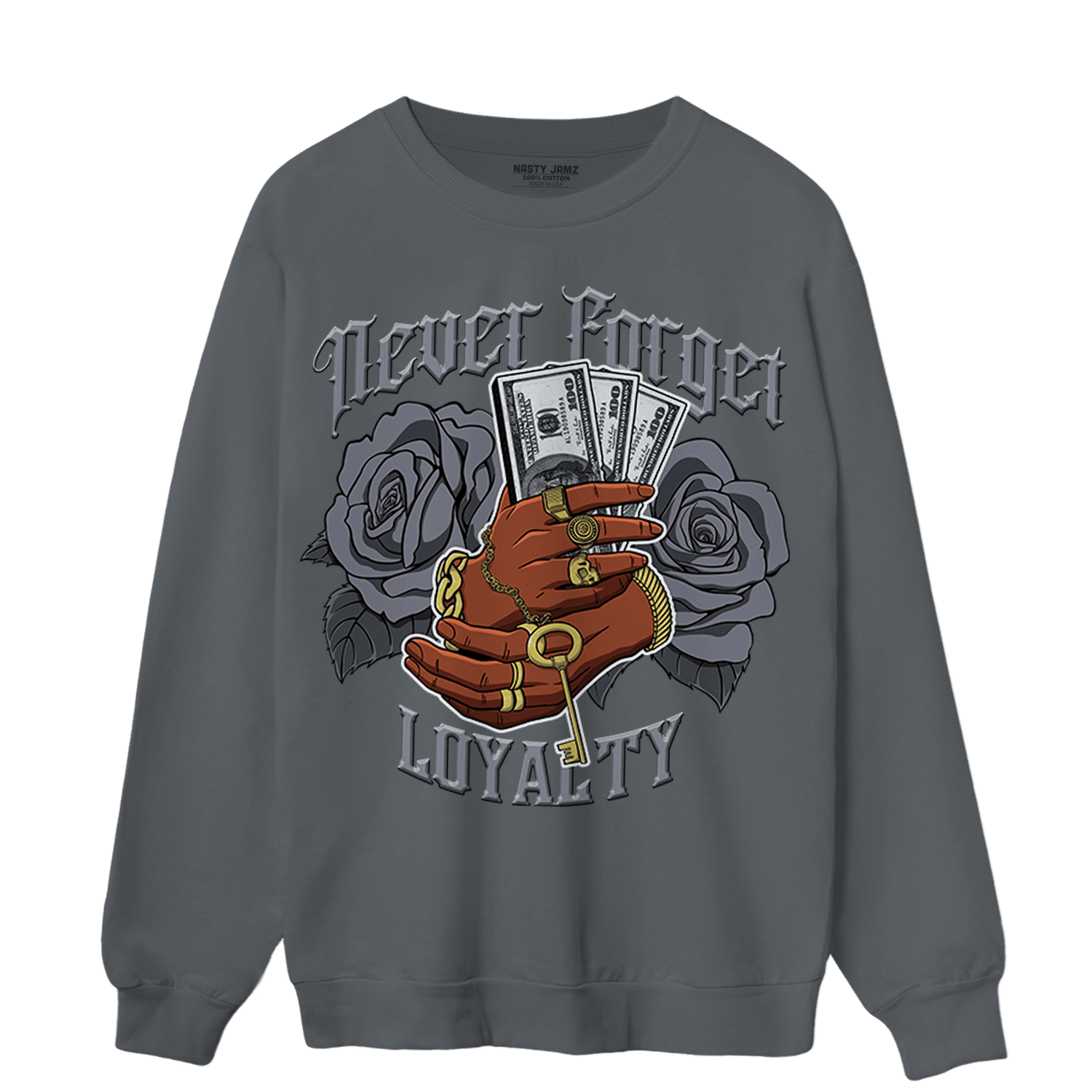 Stealth 14s Sweatshirt Match Never Forget Loyalty - NastyJamz