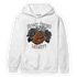 Retro High OG Black White 1s Hoodie Match Never Forget Loyalty - NastyJamz