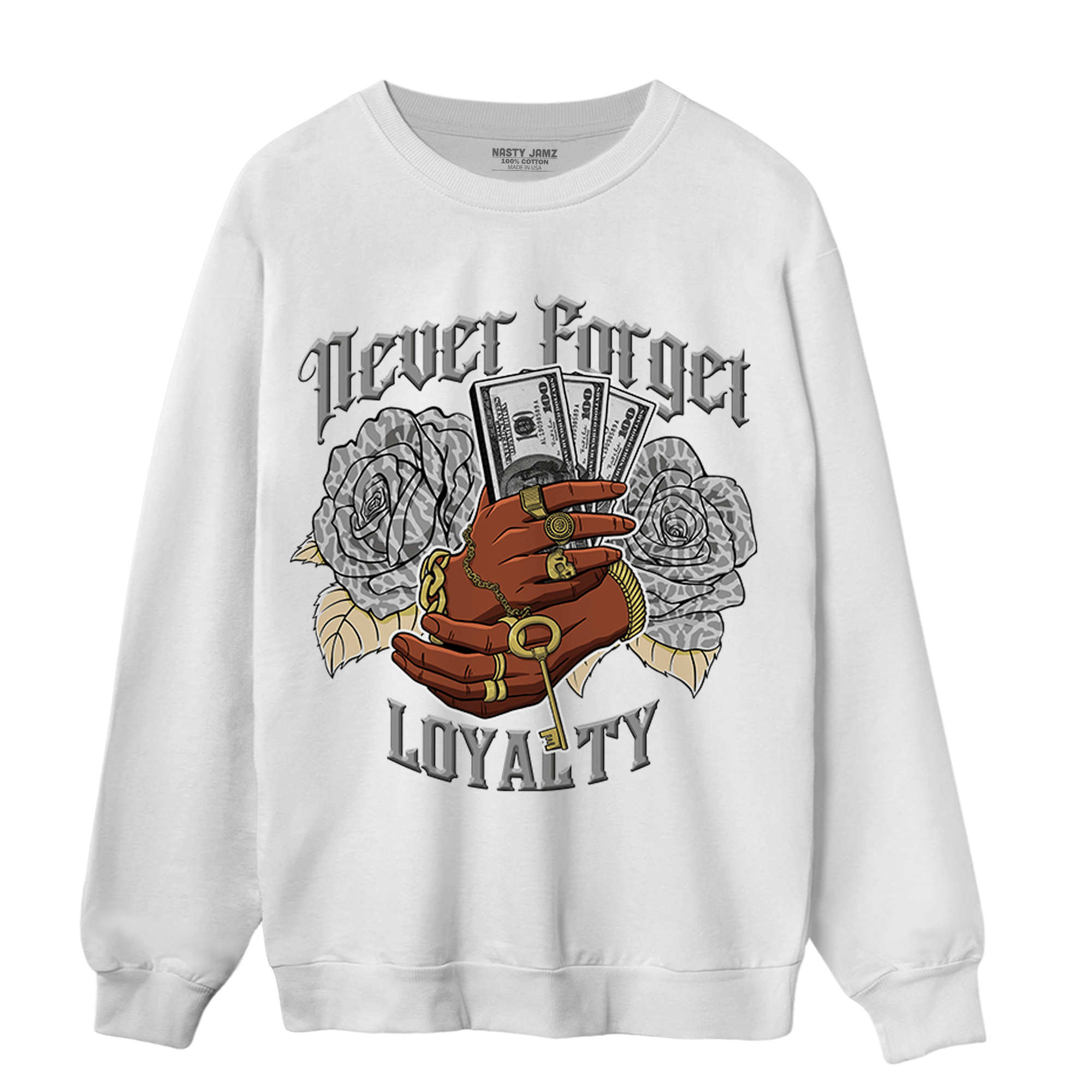Craft Ivory 3s Sweatshirt Match Never Forget Loyalty - NastyJamz