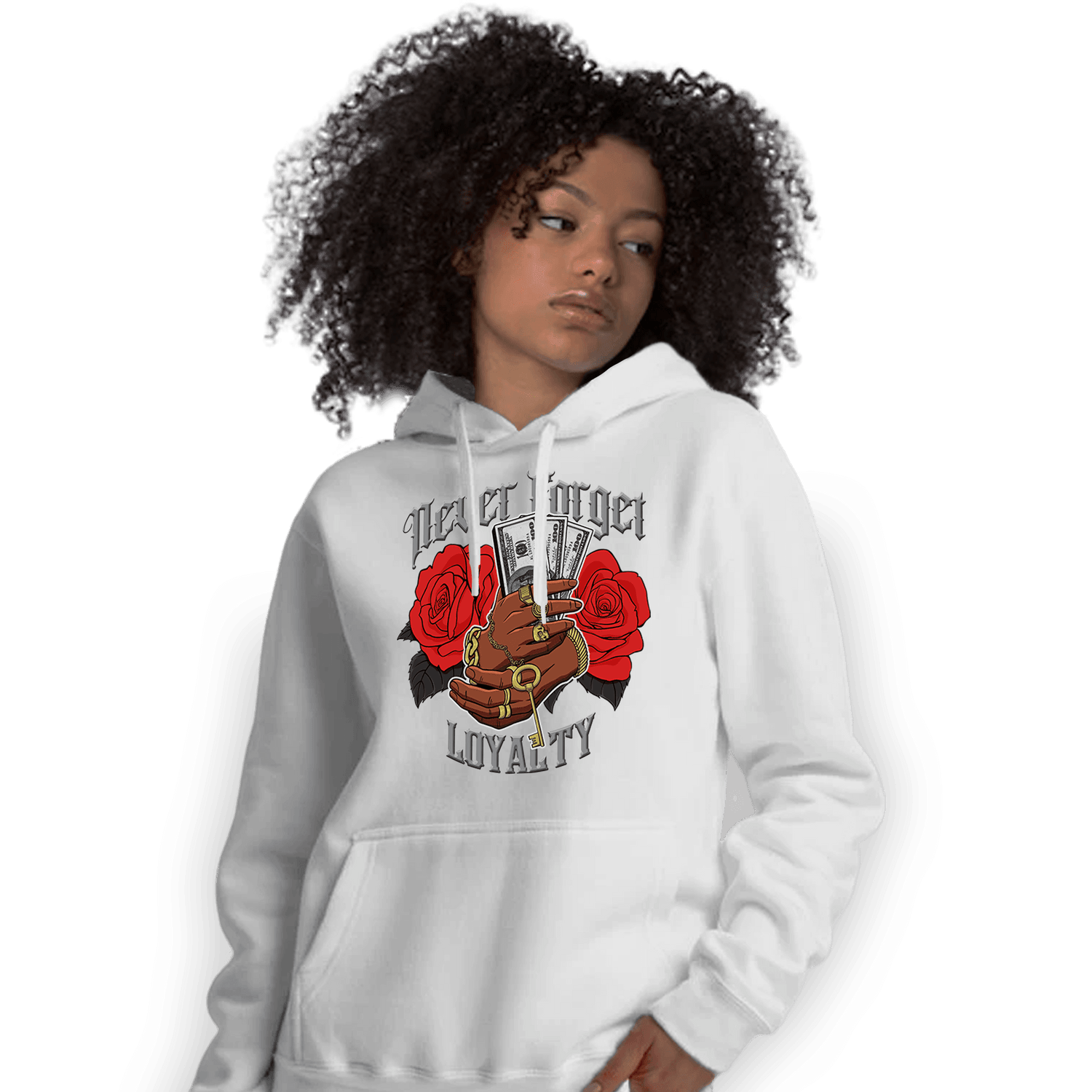 Bred Reimagined 4s Hoodie Match Never Forget Loyalty - NastyJamz