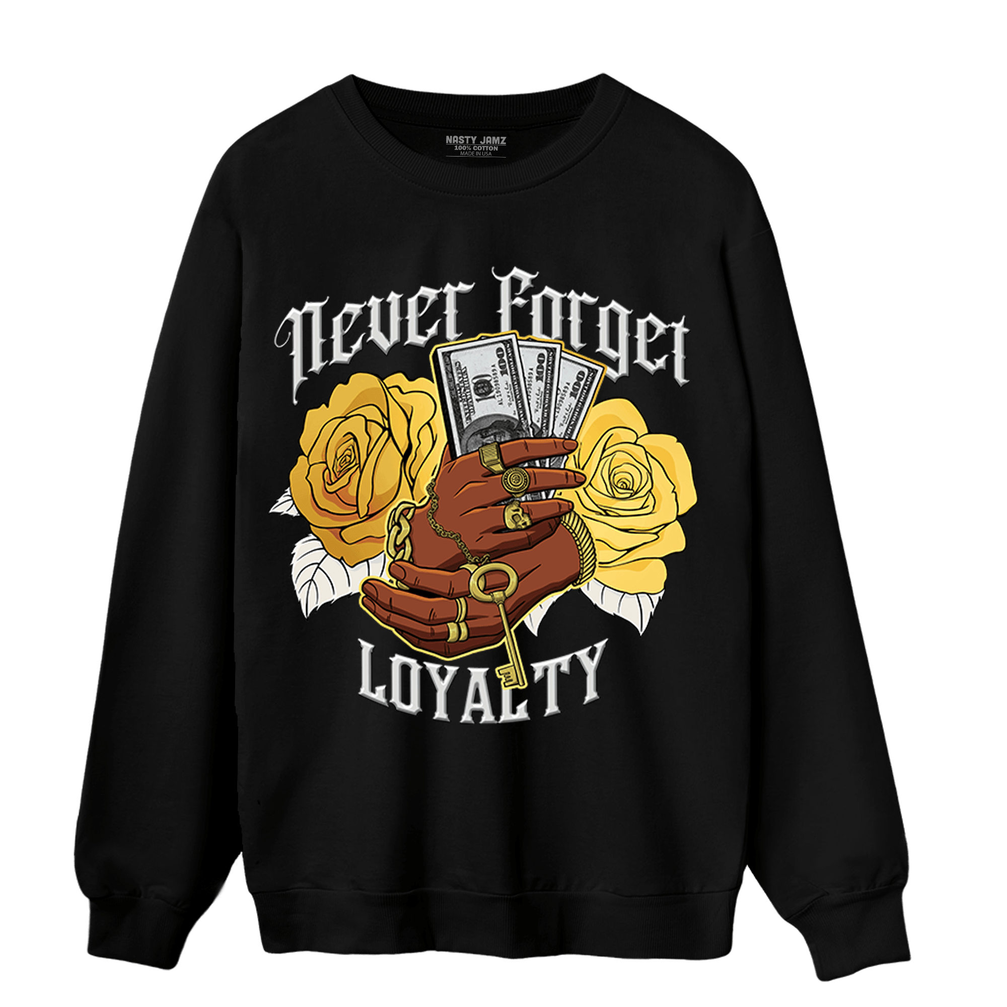 Sail 4s Sweatshirt Match Never Forget Loyalty - NastyJamz