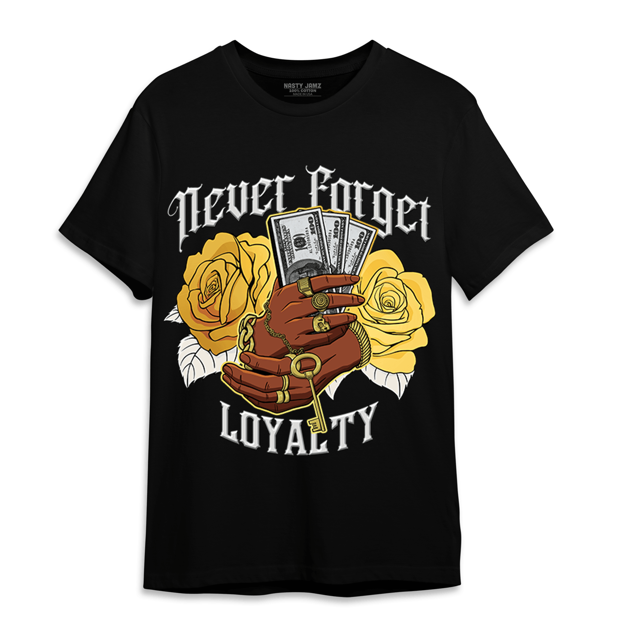 Sail 4s T Shirt Match Never Forget Loyalty - NastyJamz