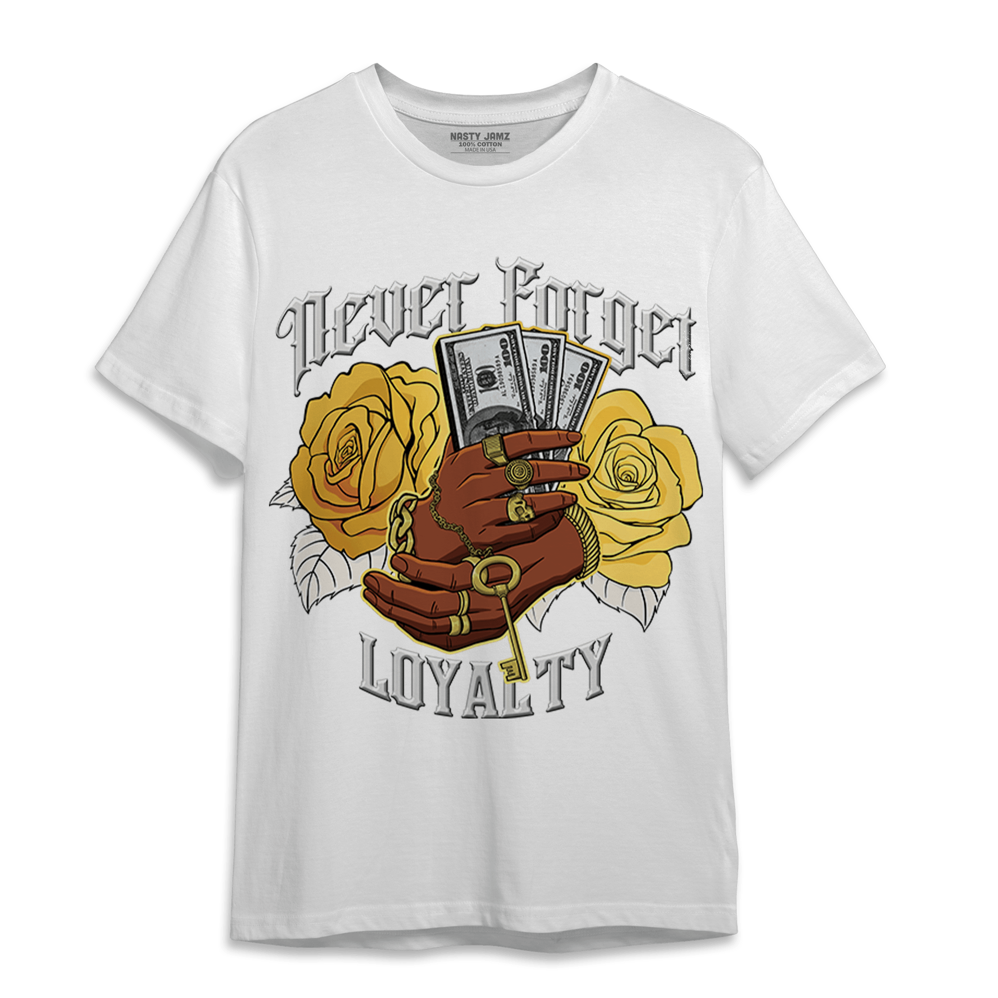 Sail 4s T Shirt Match Never Forget Loyalty - NastyJamz