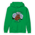 Lucky Green 5s Hoodie Match Never Forget Loyalty - NastyJamz