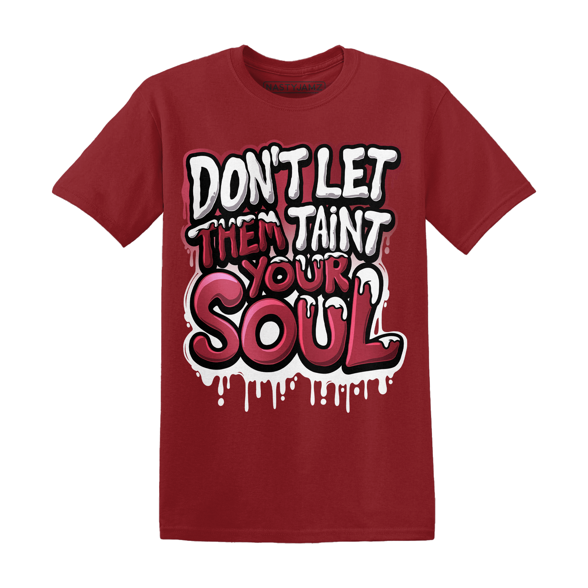 High 85 Metallic Burgundy 1s T Shirt Match Never Taint Your Soul - NastyJamz