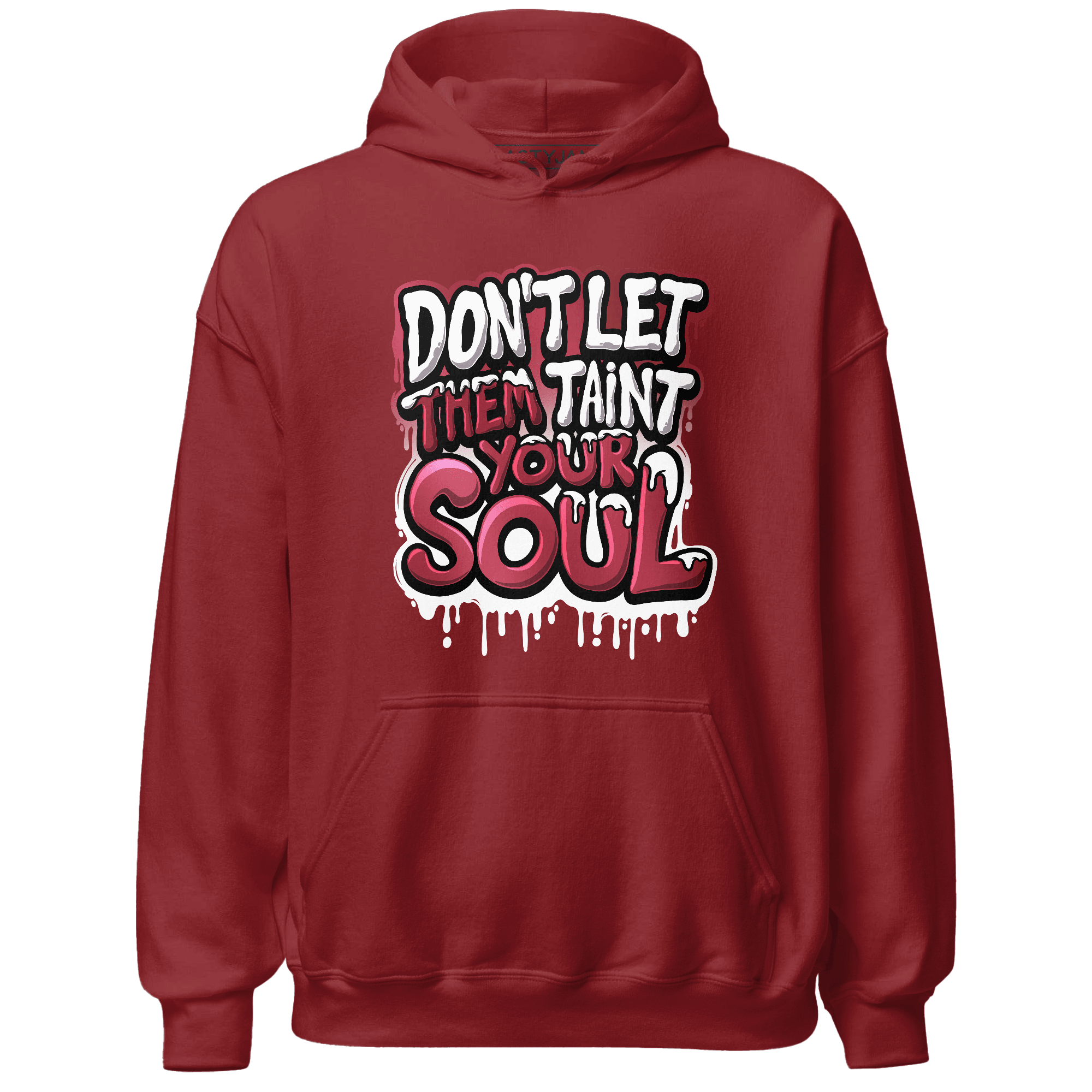 High 85 Metallic Burgundy 1s Hoodie Match Never Taint Your Soul - NastyJamz