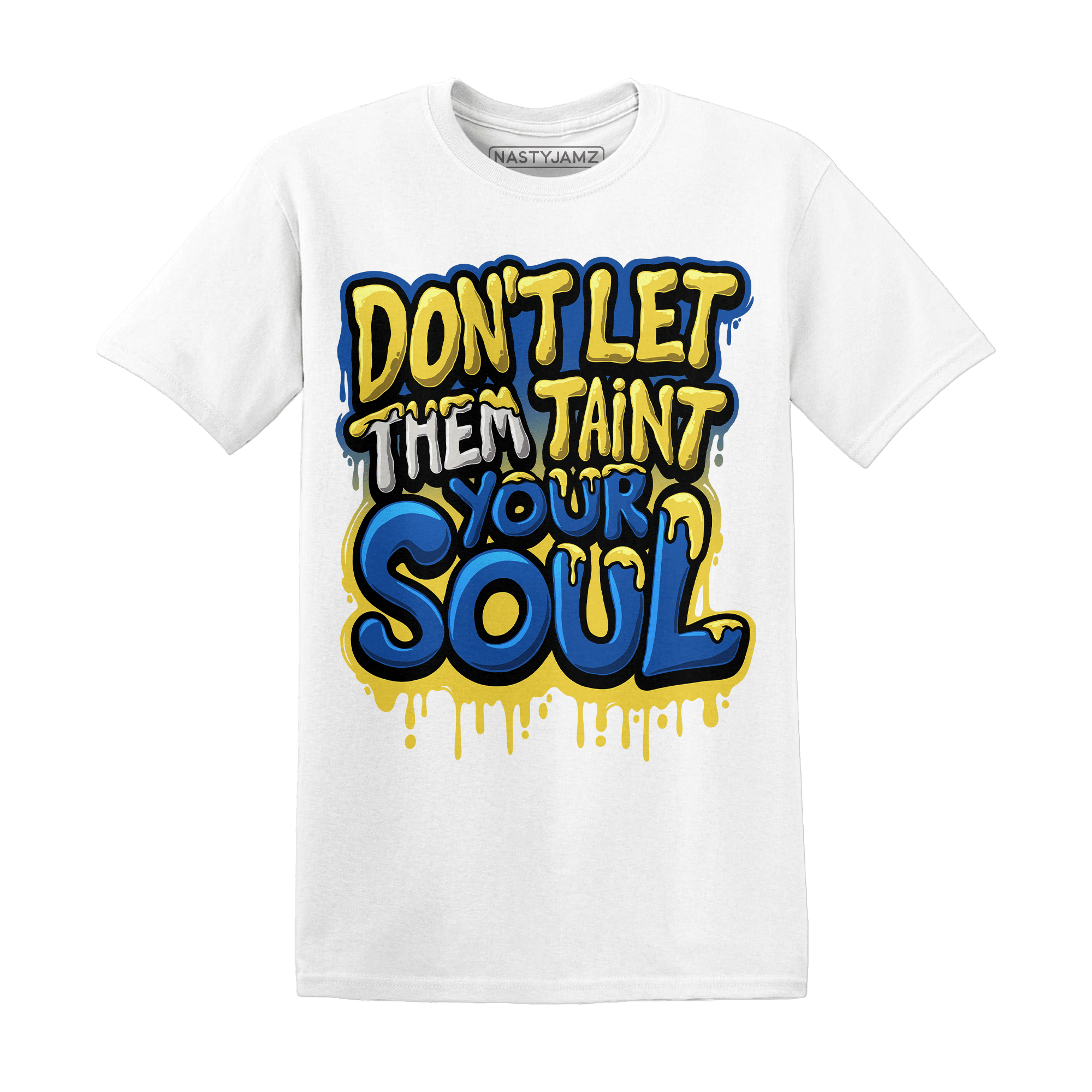 Low OG Canary TVSC 1s T Shirt Match Never Taint Your Soul - NastyJamz
