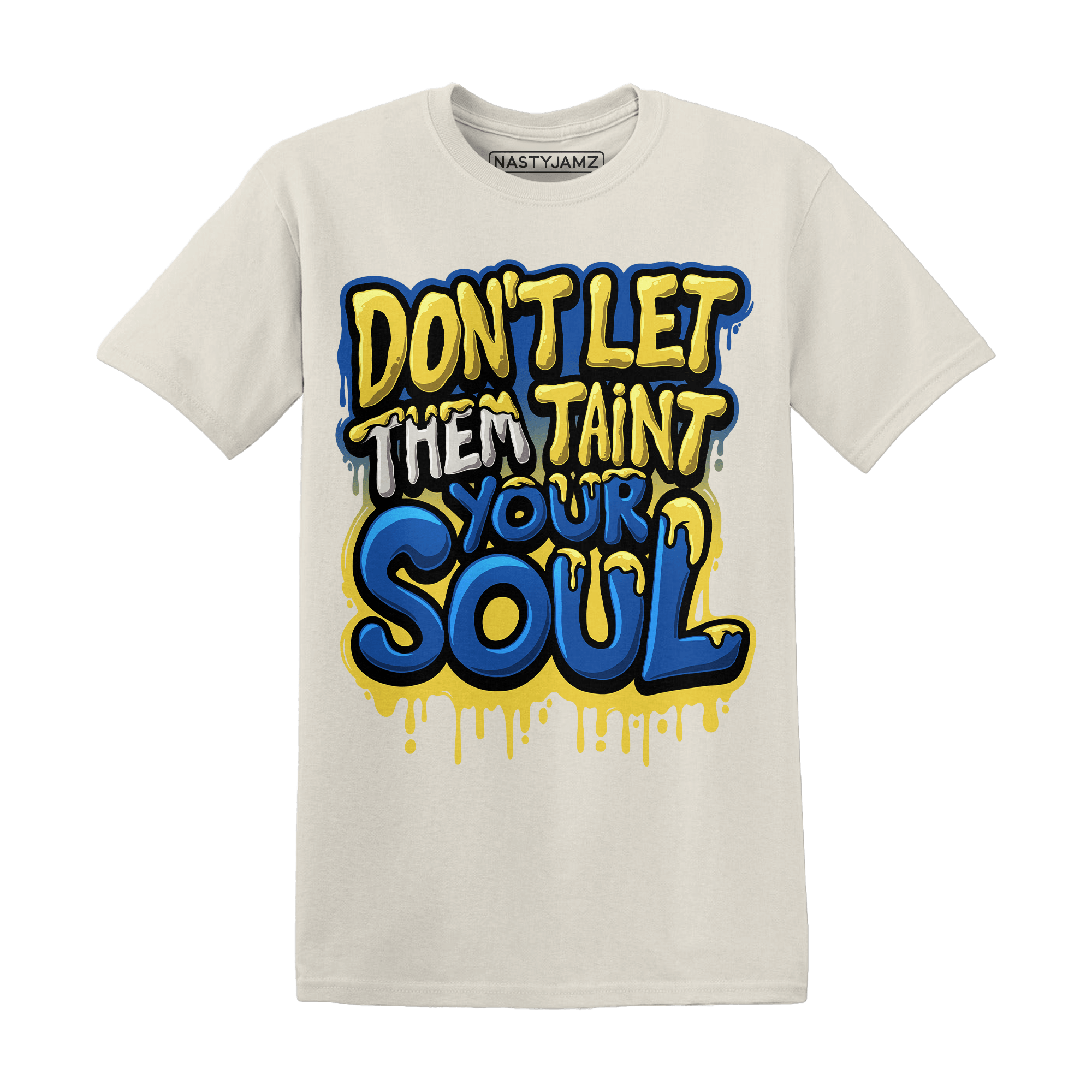 Low OG Canary TVSC 1s T Shirt Match Never Taint Your Soul - NastyJamz