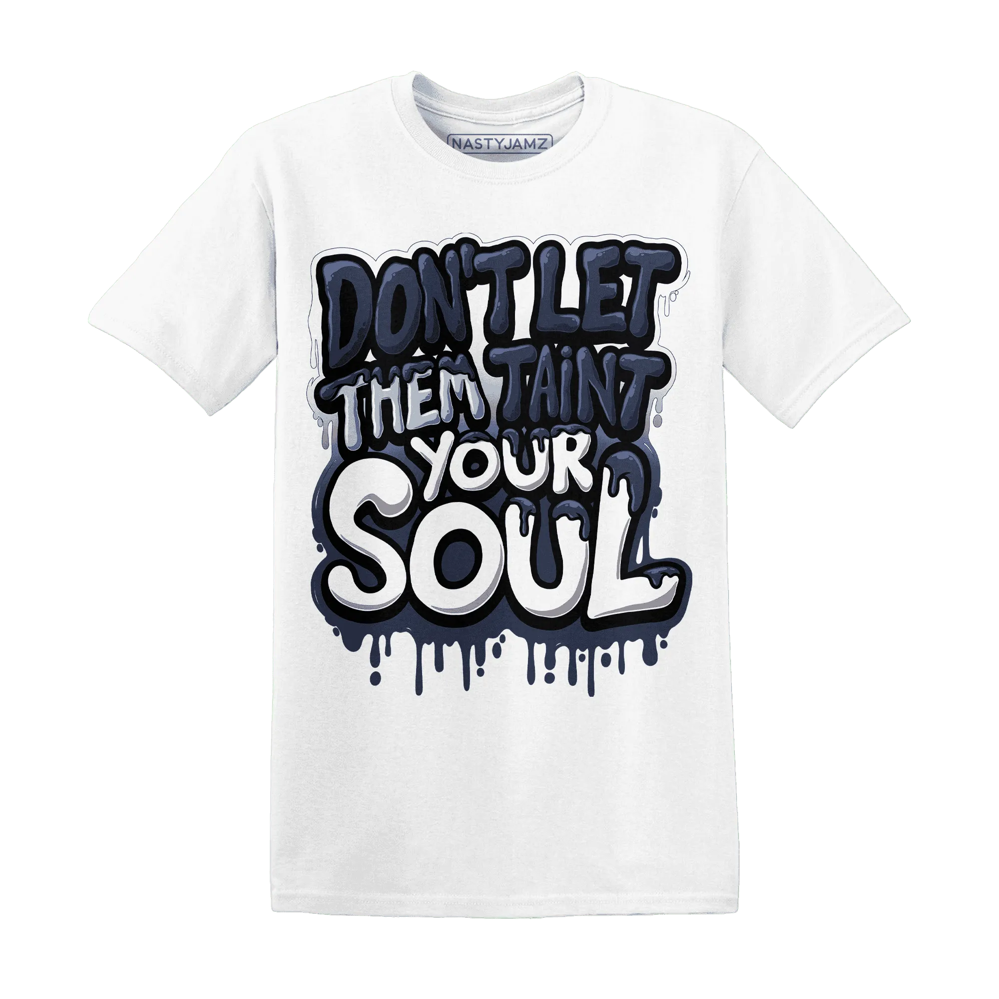 White-Navy-6s-T-Shirt-Match-Never-Taint-Your-Soul