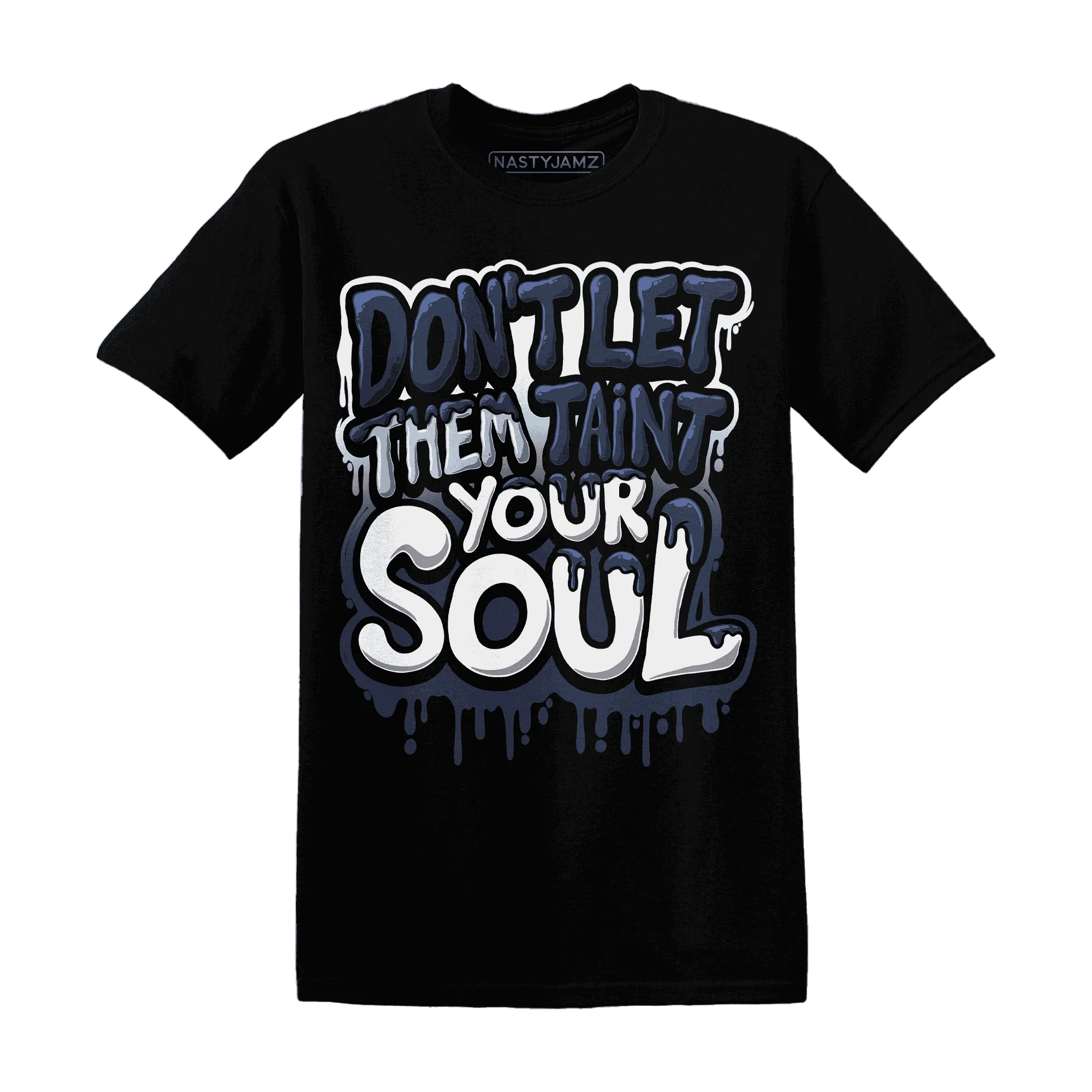 White-Navy-6s-T-Shirt-Match-Never-Taint-Your-Soul