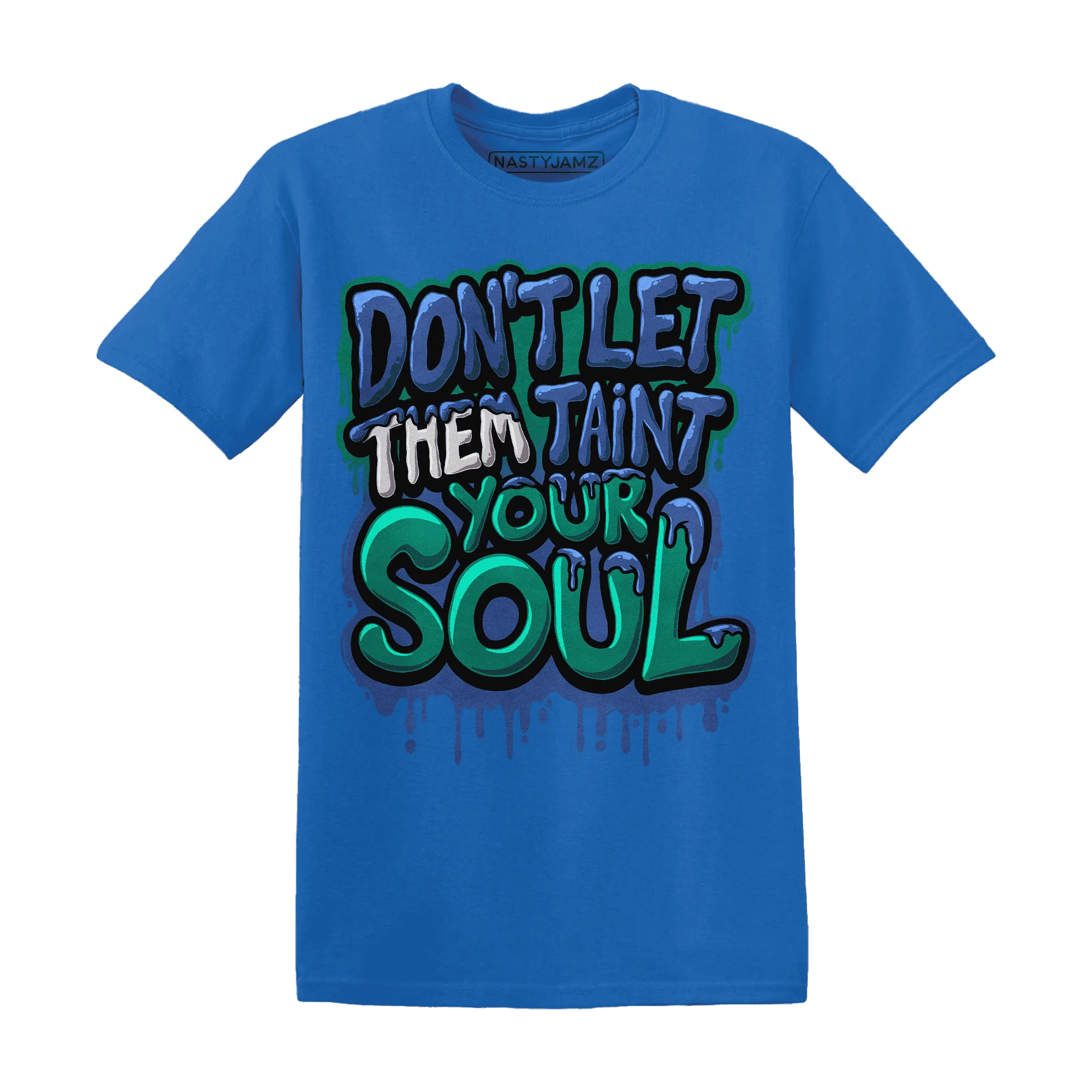 Dunk-Hyper-Royal-Malachite-NastyJamz-T-Shirt-Match-Never-Taint-Your-Soul