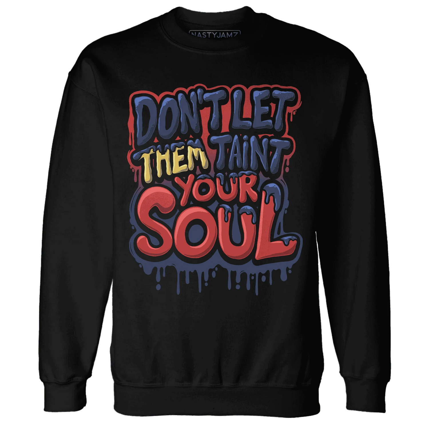 VaporMax-Air-Plus-Midnight-Navy-Gold-Black-NastyJamz-Sweatshirt-Match-Never-Taint-Your-Soul