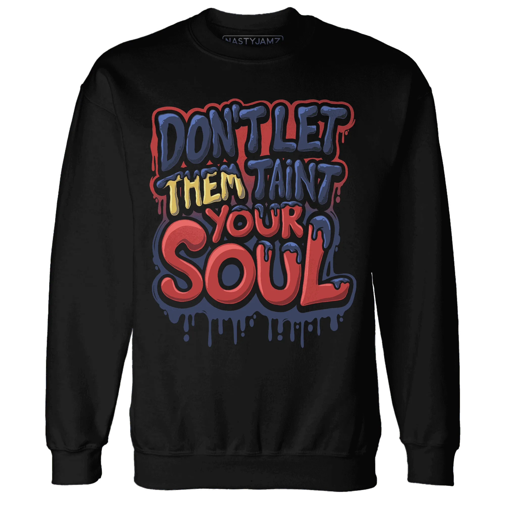 VaporMax-Air-Plus-Midnight-Navy-Gold-Black-NastyJamz-Sweatshirt-Match-Never-Taint-Your-Soul