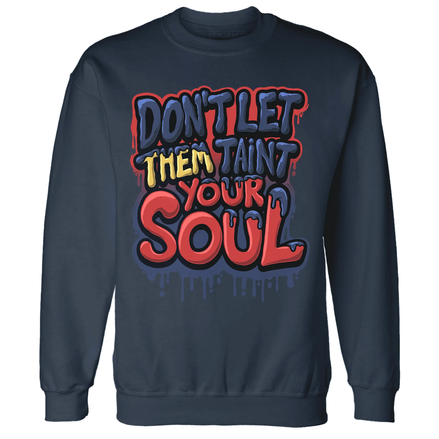 VaporMax-Air-Plus-Midnight-Navy-Gold-Black-NastyJamz-Sweatshirt-Match-Never-Taint-Your-Soul