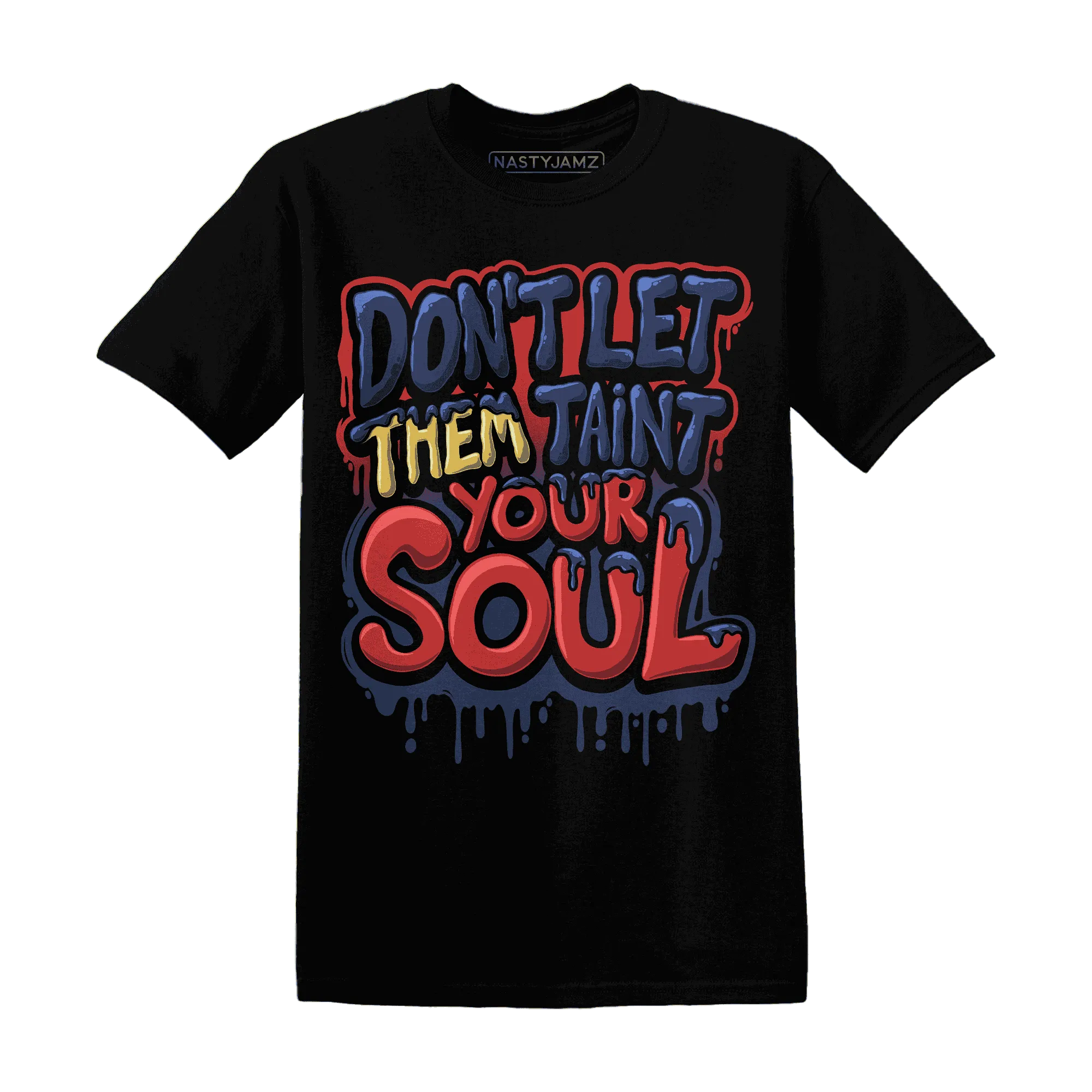 VaporMax-Air-Plus-Midnight-Navy-Gold-Black-NastyJamz-T-Shirt-Match-Never-Taint-Your-Soul