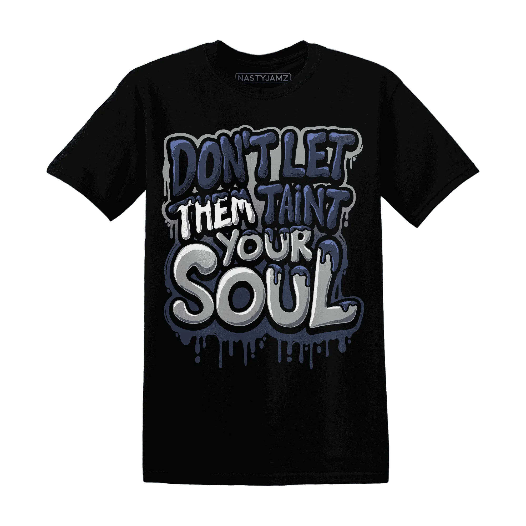 VaporMax-Plus-Midnight-Navy-White-Metallic-Silver-NastyJamz-T-Shirt-Match-Never-Taint-Your-Soul