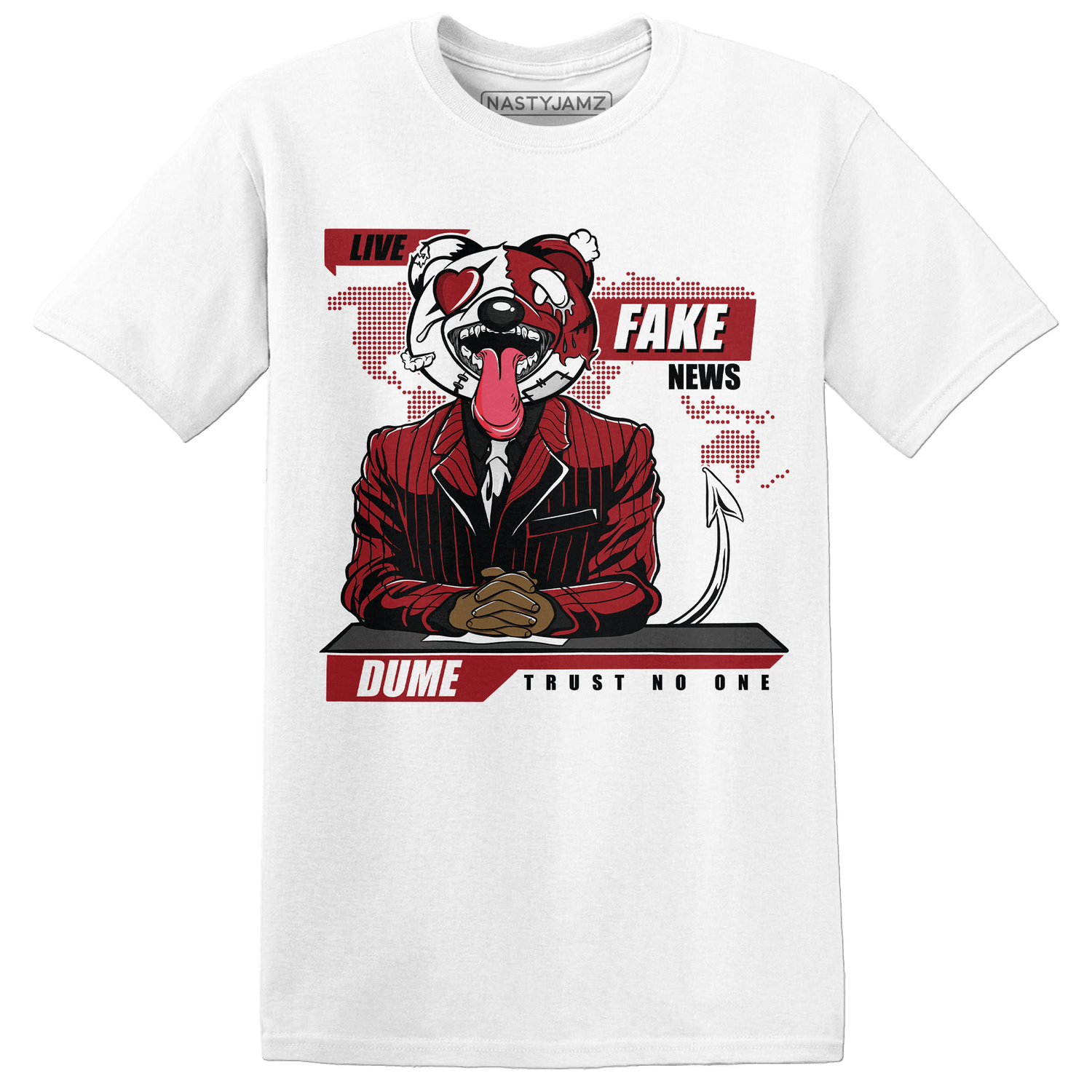 Retro Red Taxi 12s T Shirt Match News Presenter BER - NastyJamz