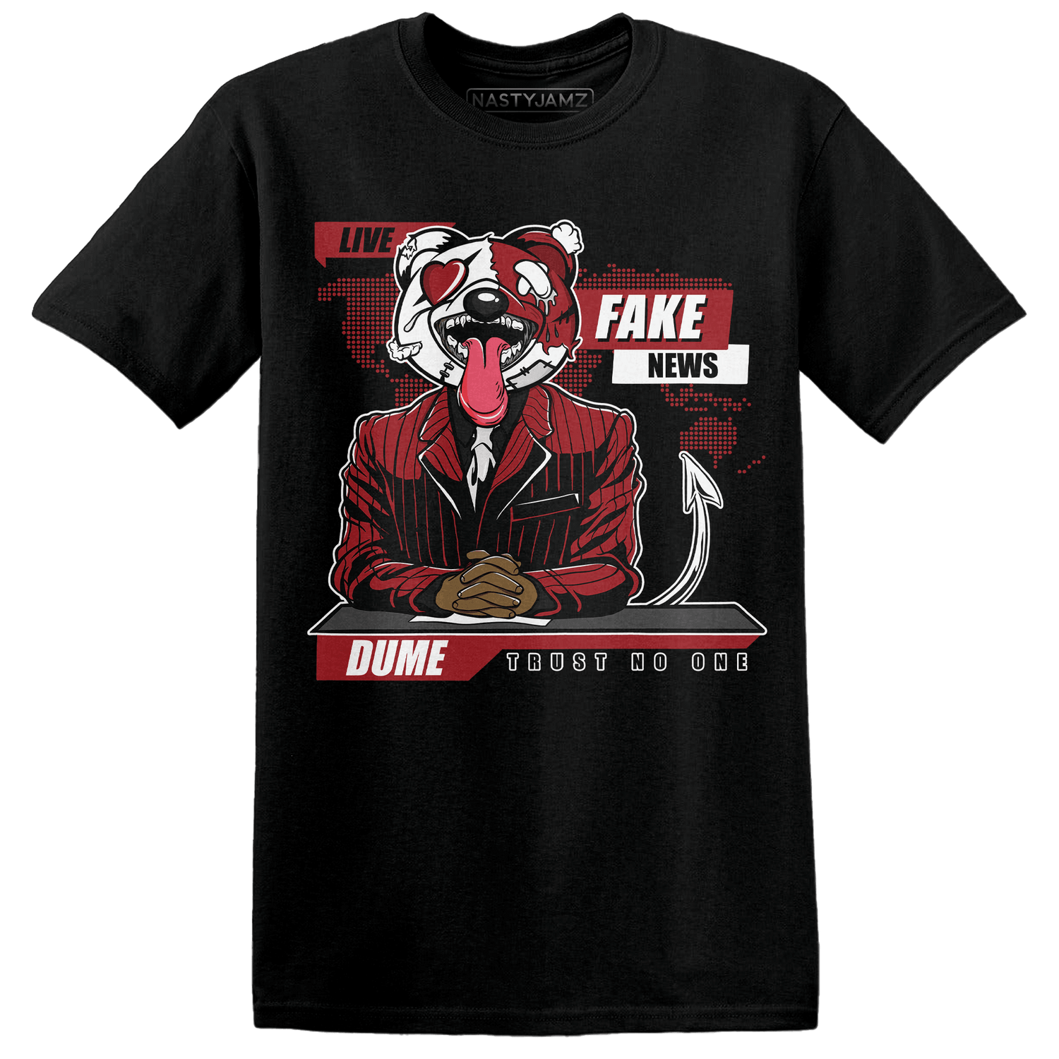 Retro Red Taxi 12s T Shirt Match News Presenter BER - NastyJamz