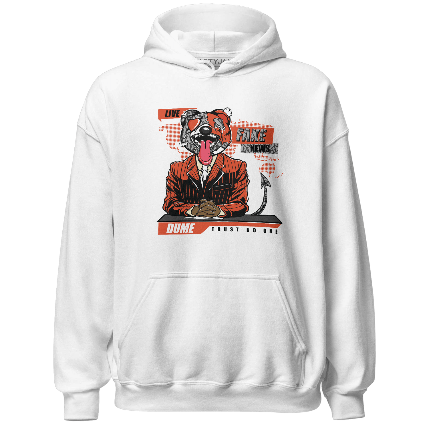 Georgia Peach 3s Hoodie Match News Presenter BER - NastyJamz