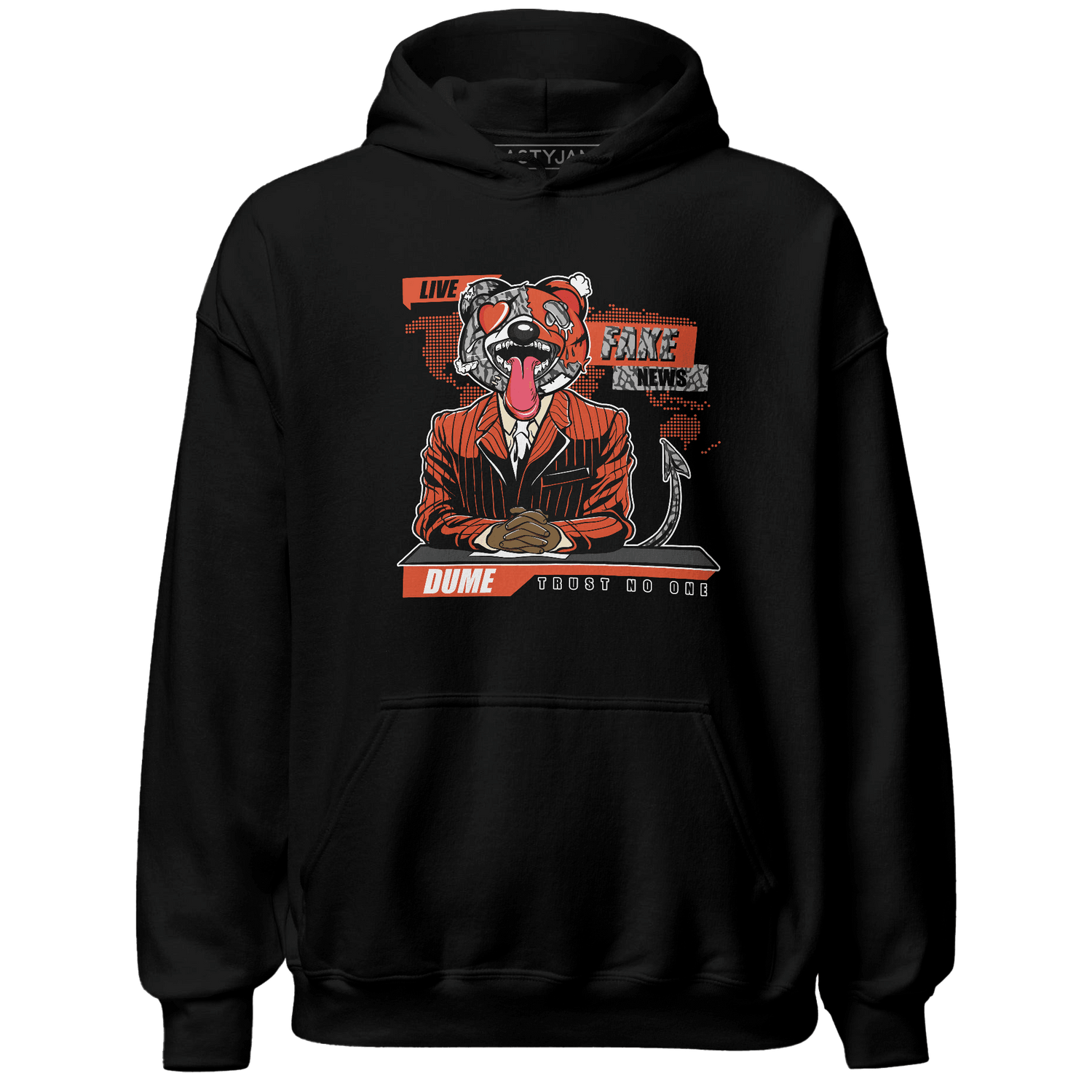 Georgia Peach 3s Hoodie Match News Presenter BER - NastyJamz