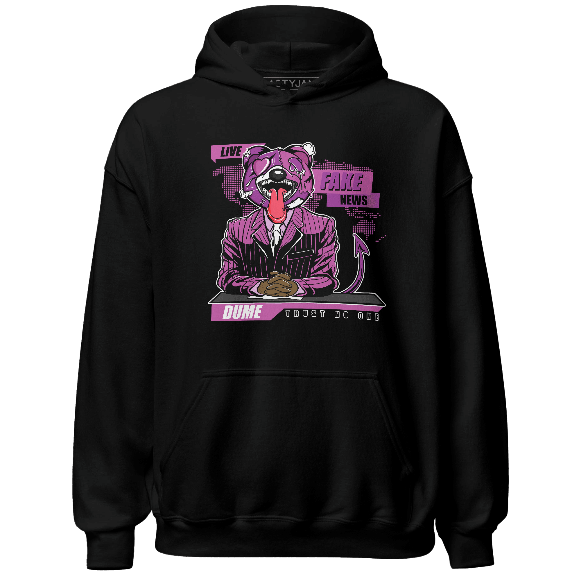 GS Hyper Violet 4s Hoodie Match News Presenter BER - NastyJamz