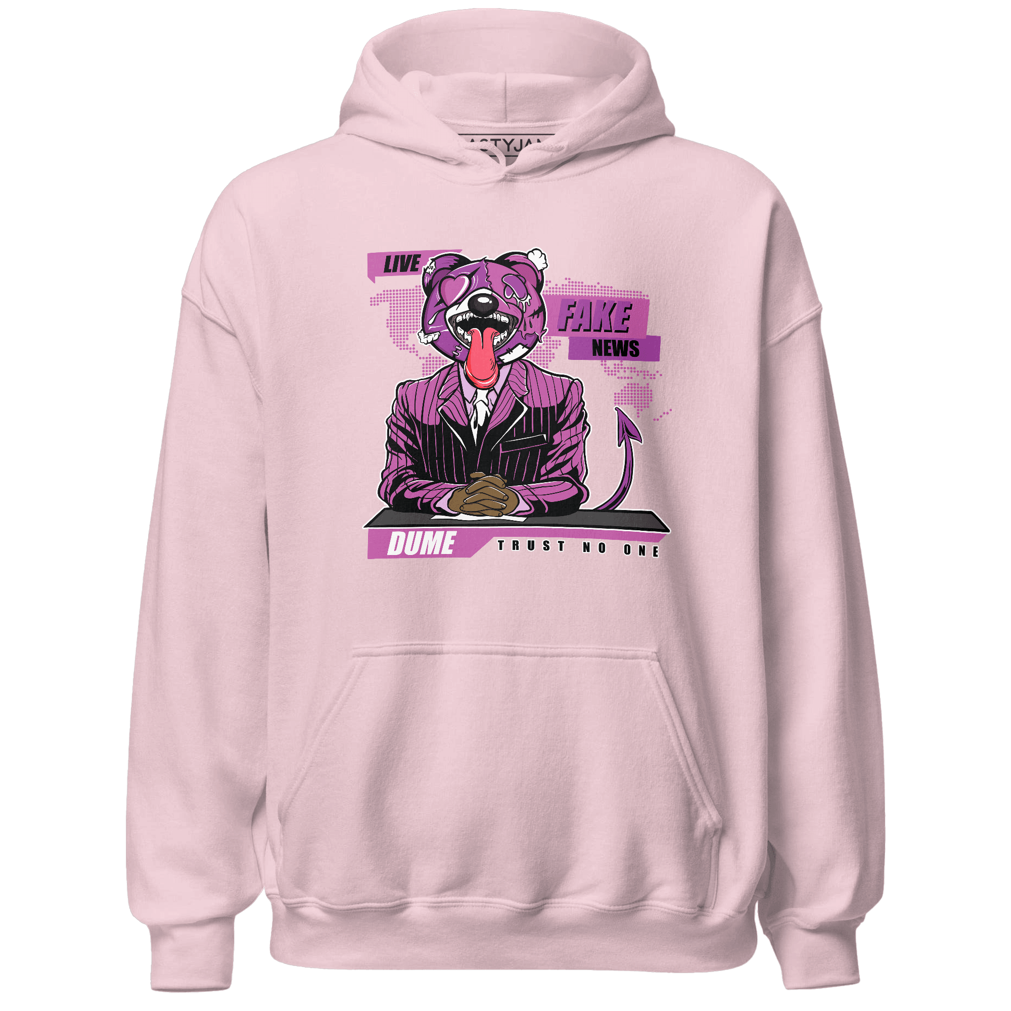GS Hyper Violet 4s Hoodie Match News Presenter BER - NastyJamz