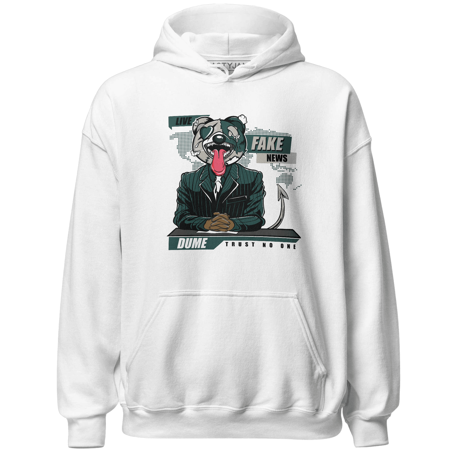 Oxidized Green 4s Hoodie Match News Presenter BER - NastyJamz