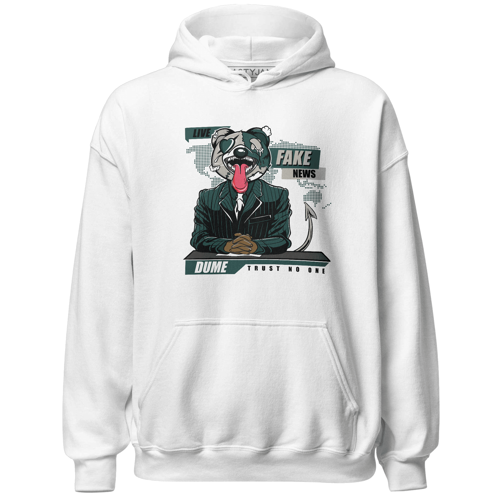 Oxidized Green 4s Hoodie Match News Presenter BER - NastyJamz