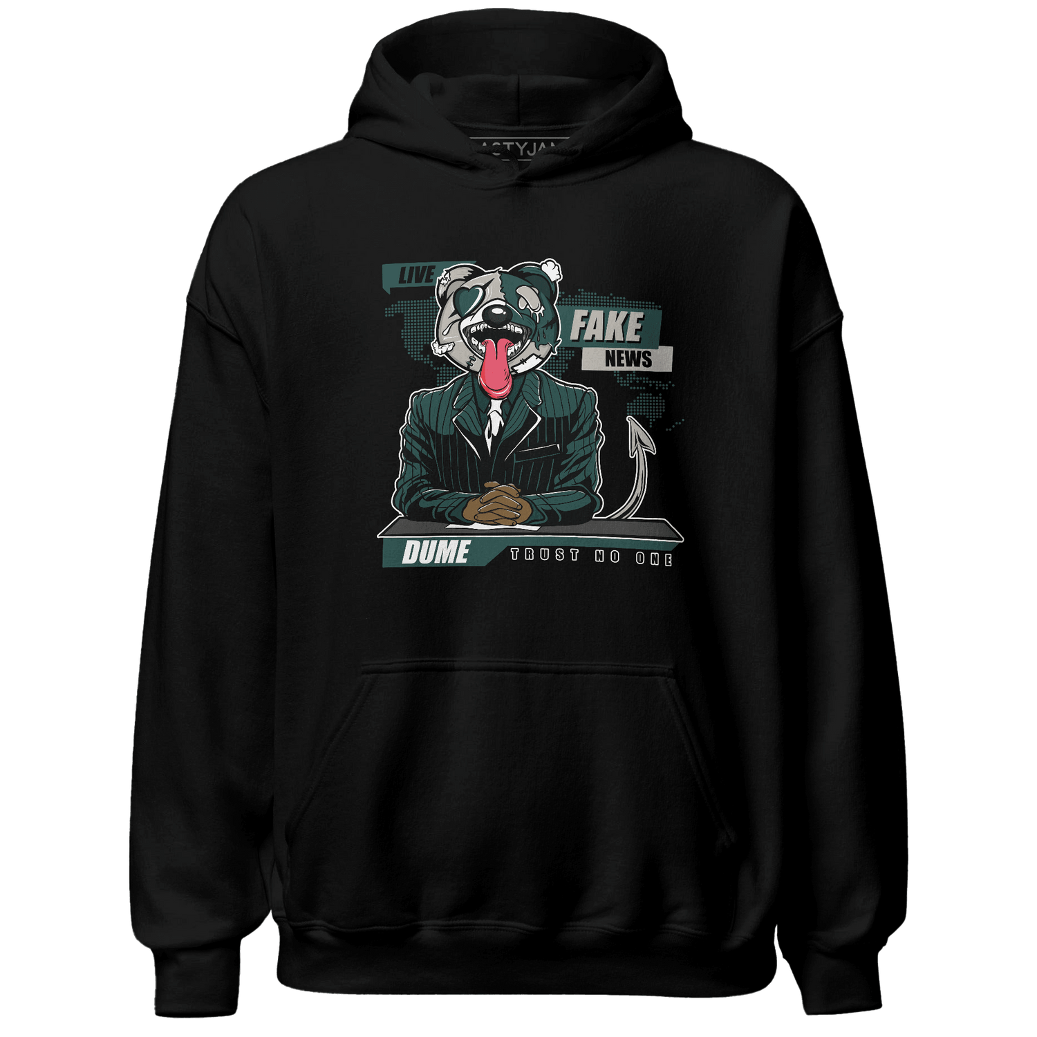 Oxidized Green 4s Hoodie Match News Presenter BER - NastyJamz