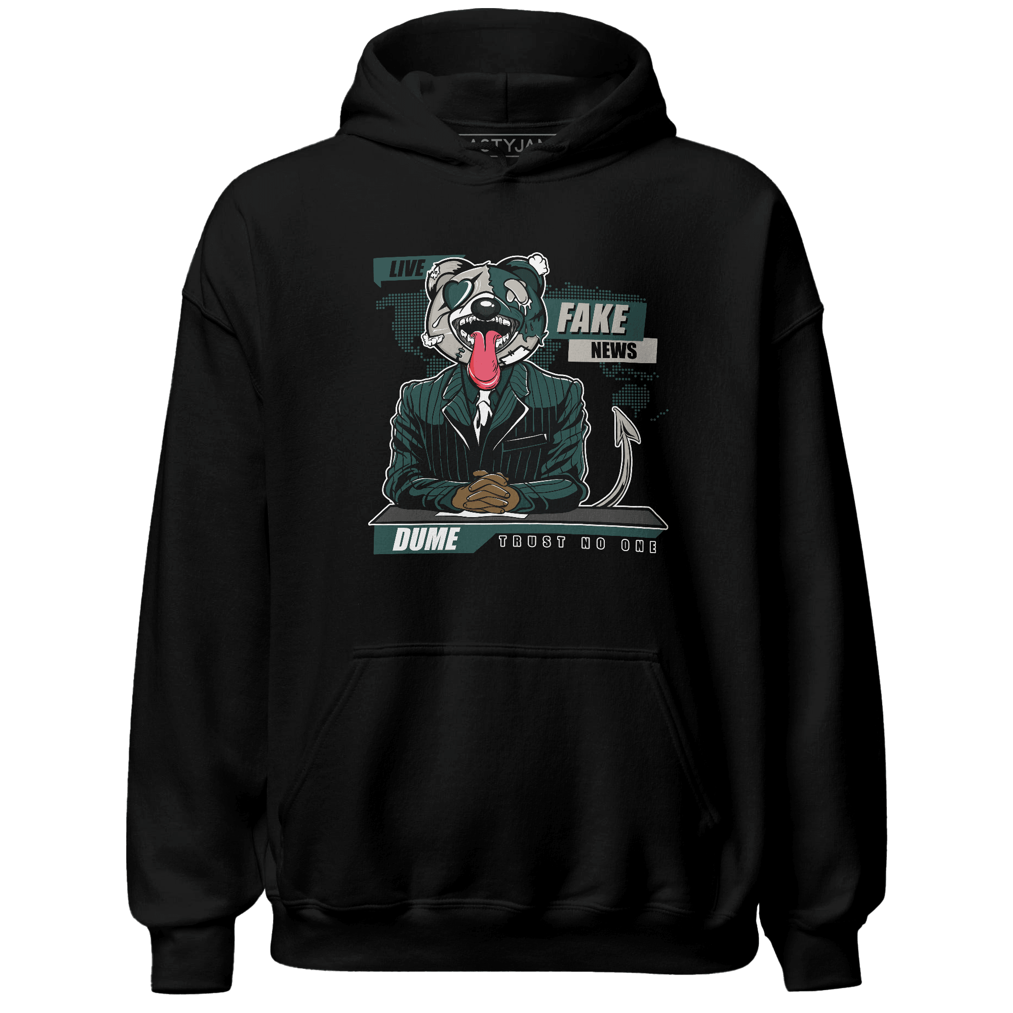 Oxidized Green 4s Hoodie Match News Presenter BER - NastyJamz