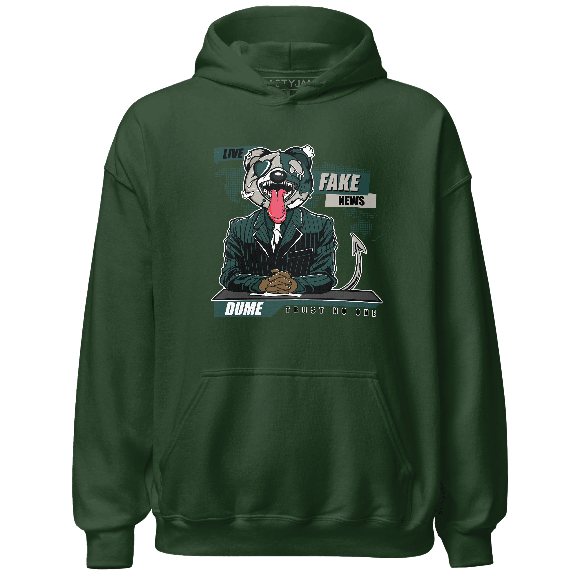 Oxidized Green 4s Hoodie Match News Presenter BER - NastyJamz