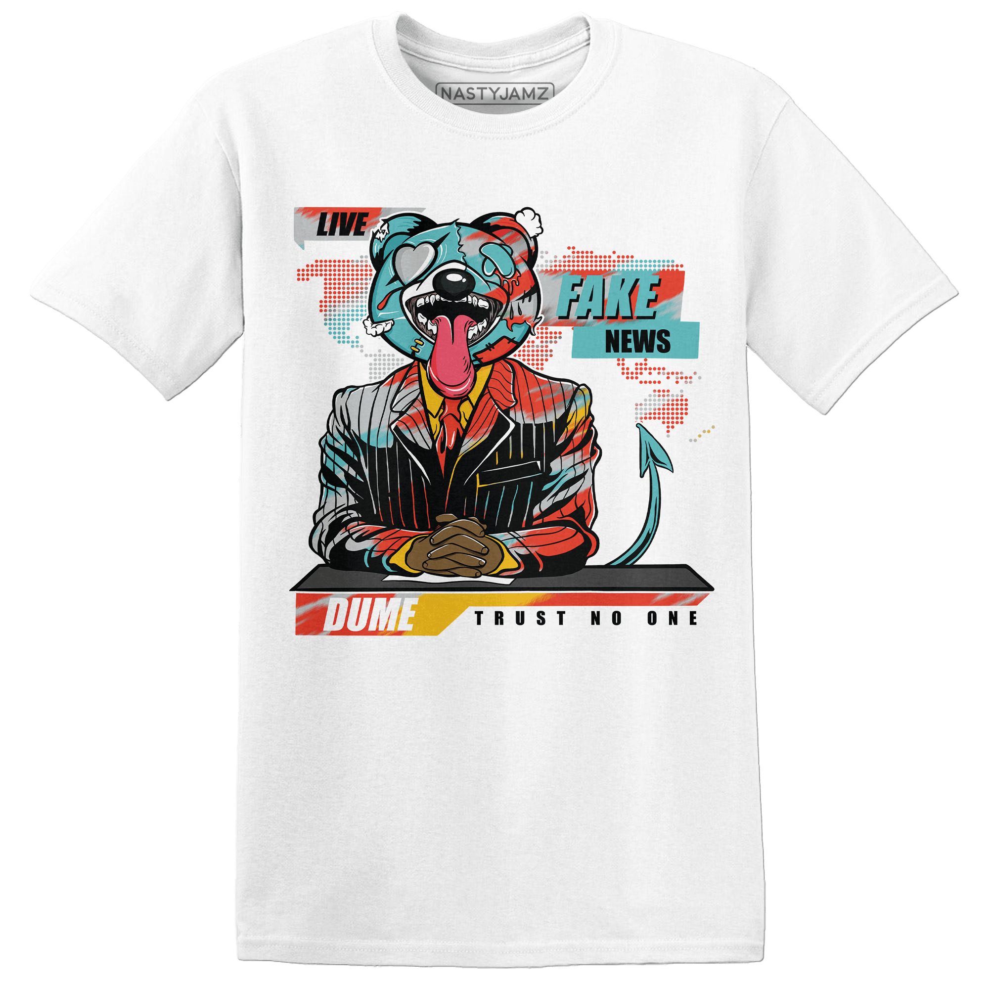 KB 8 Protro Venice Beach T Shirt Match News Presenter BER - NastyJamz