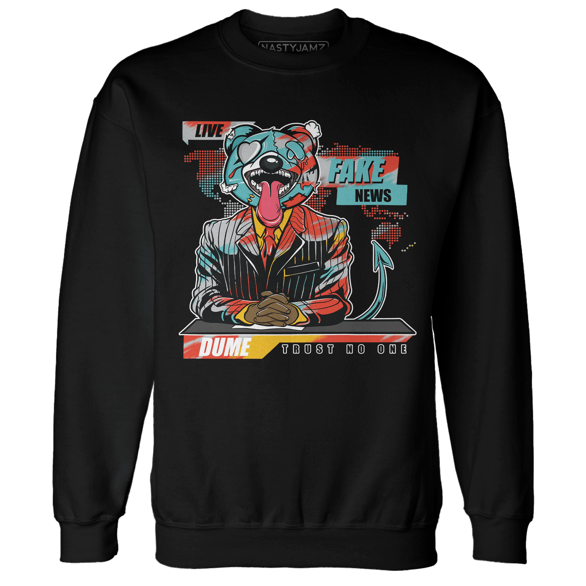 KB 8 Protro Venice Beach Sweatshirt Match News Presenter BER - NastyJamz