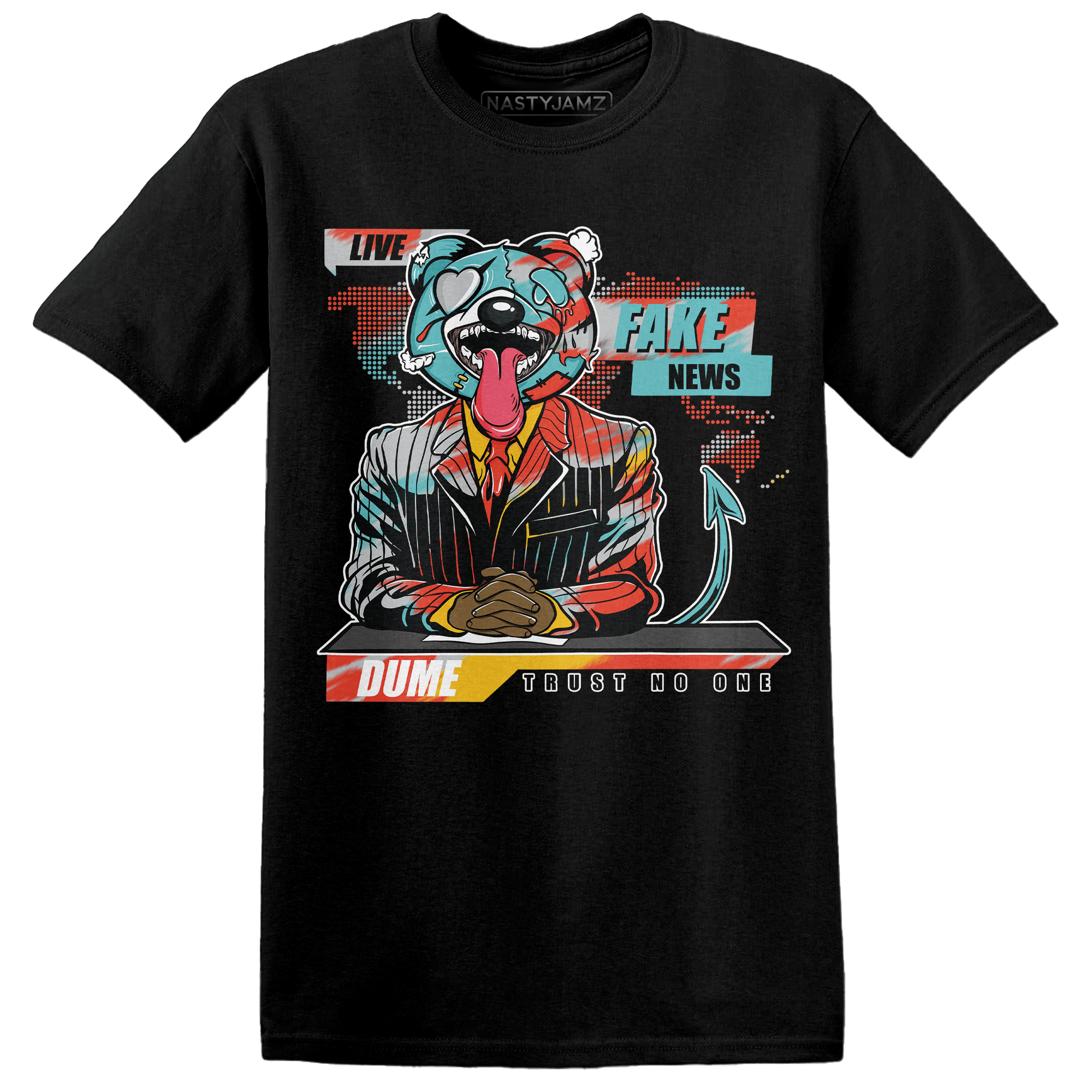 KB 8 Protro Venice Beach T Shirt Match News Presenter BER - NastyJamz