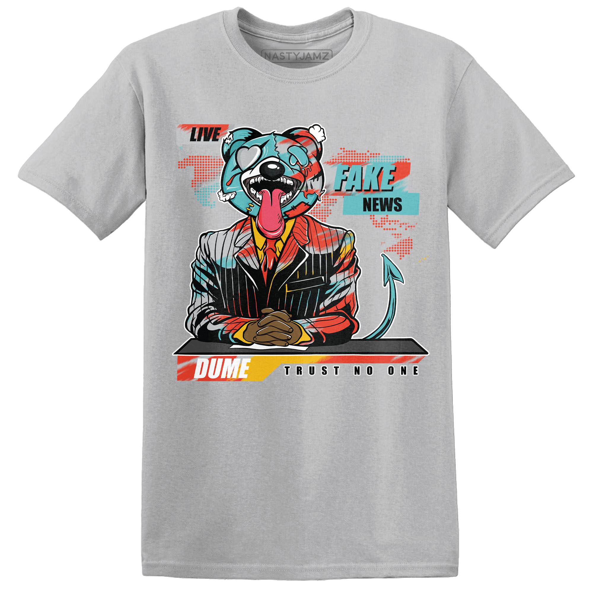 KB 8 Protro Venice Beach T Shirt Match News Presenter BER - NastyJamz