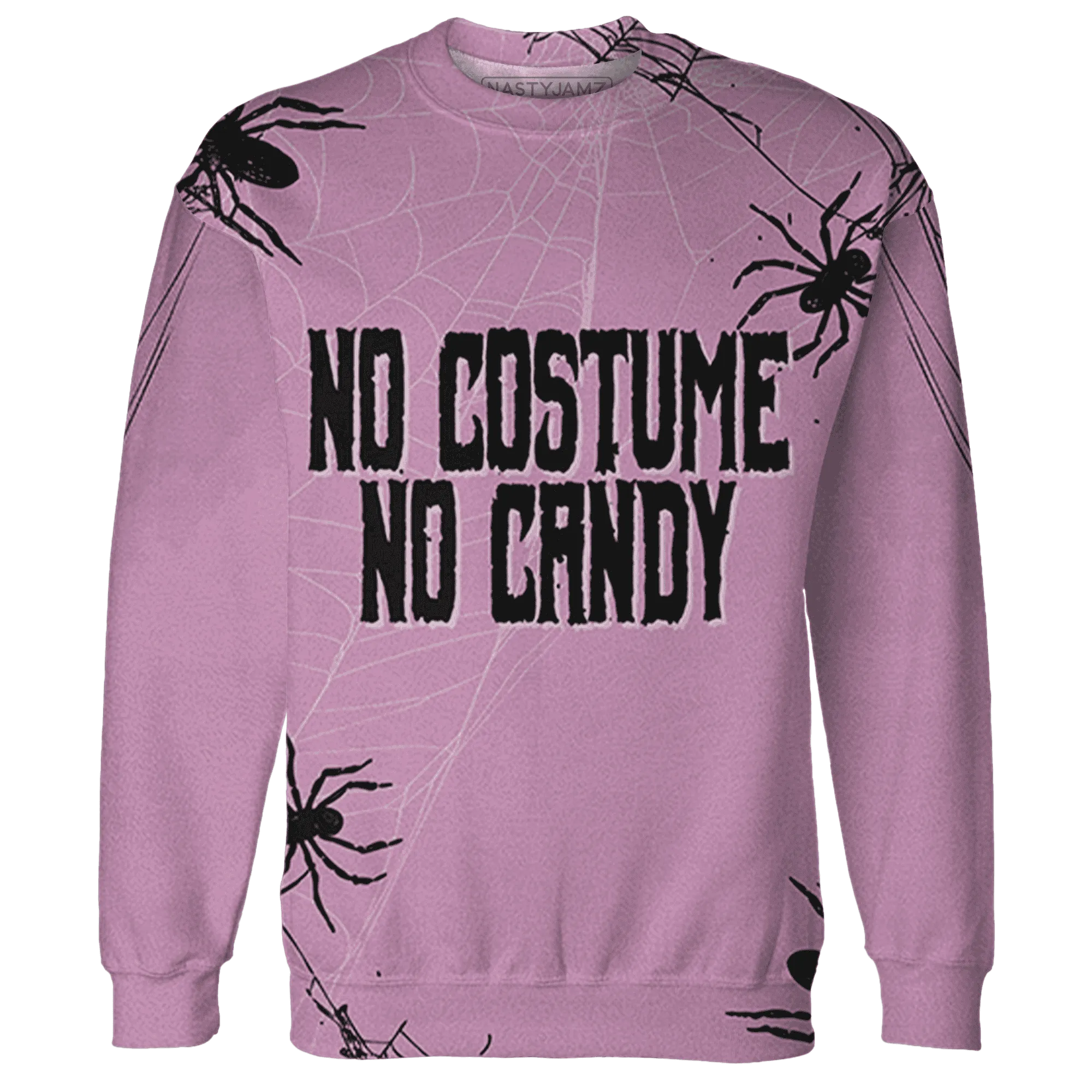 Orchid-Neutral-Grey-Black-White-4s-NastyJamz-Sweatshirt-Match-No-Costume-No-Candy-3D