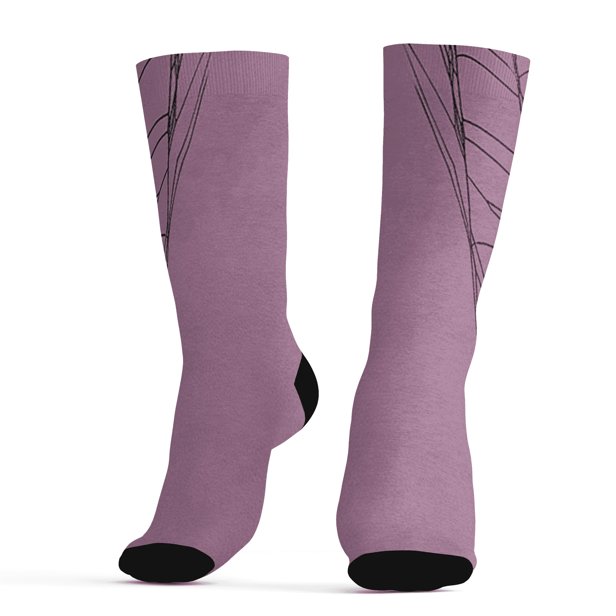 Orchid-Neutral-Grey-Black-White-4s-NastyJamz-Socks-Match-No-Costume-No-Candy-3D