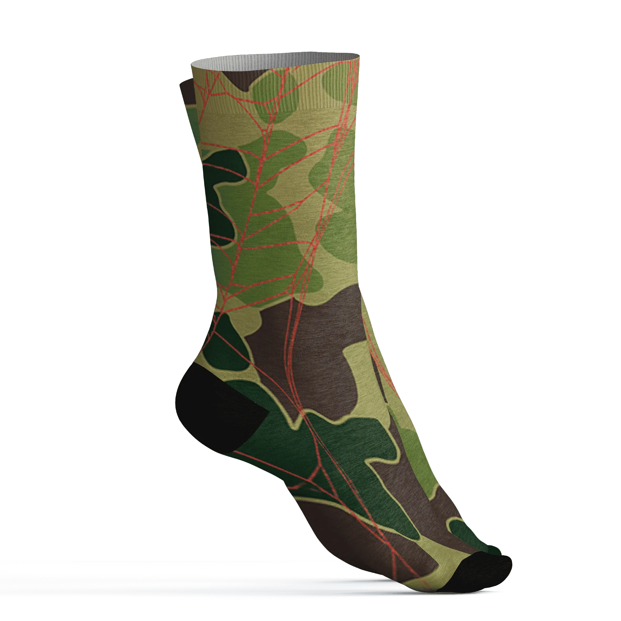 AM-90-Dark-Sage-Solar-Red-NastyJamz-Socks-Match-No-Costume-No-Candy-3D