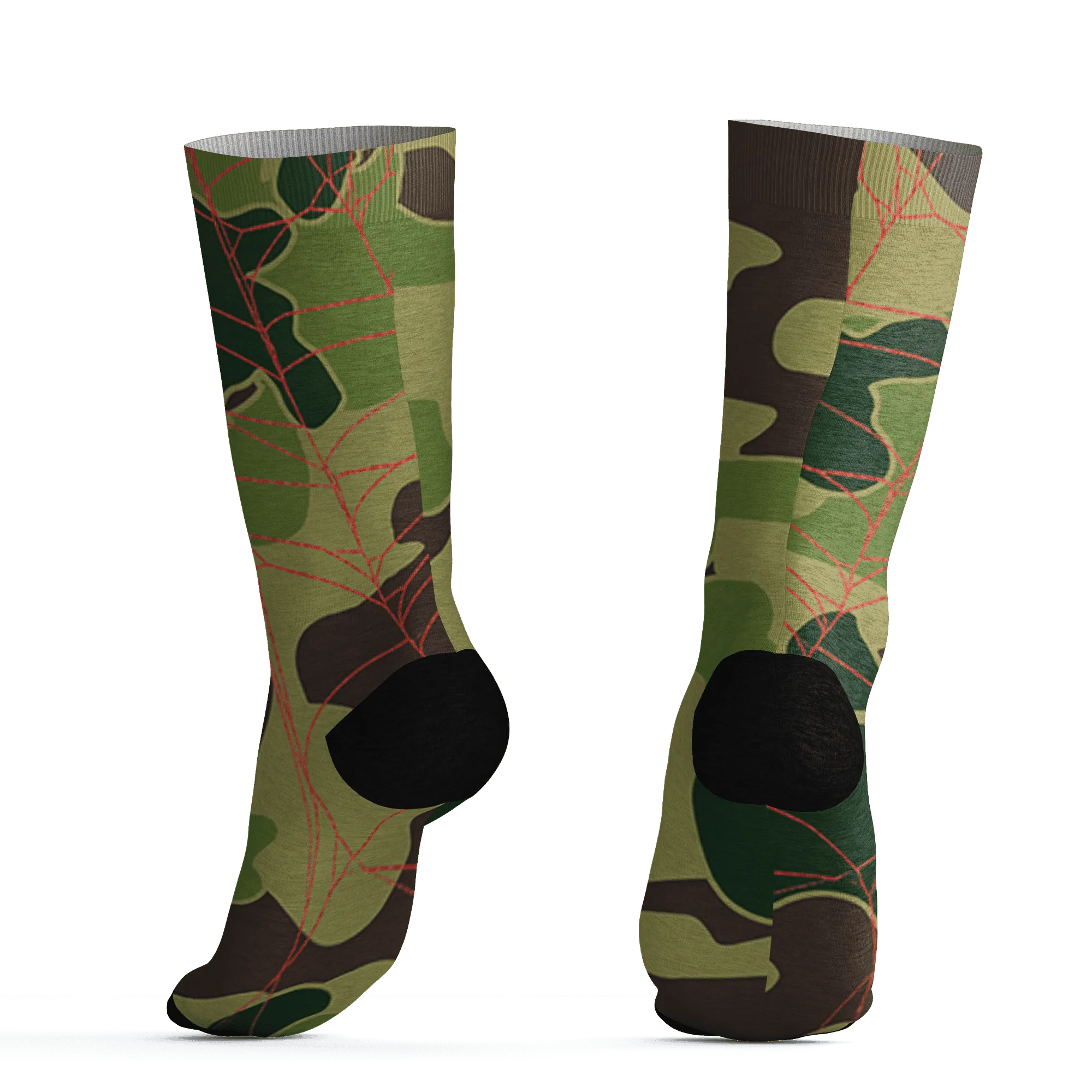 AM-90-Dark-Sage-Solar-Red-NastyJamz-Socks-Match-No-Costume-No-Candy-3D