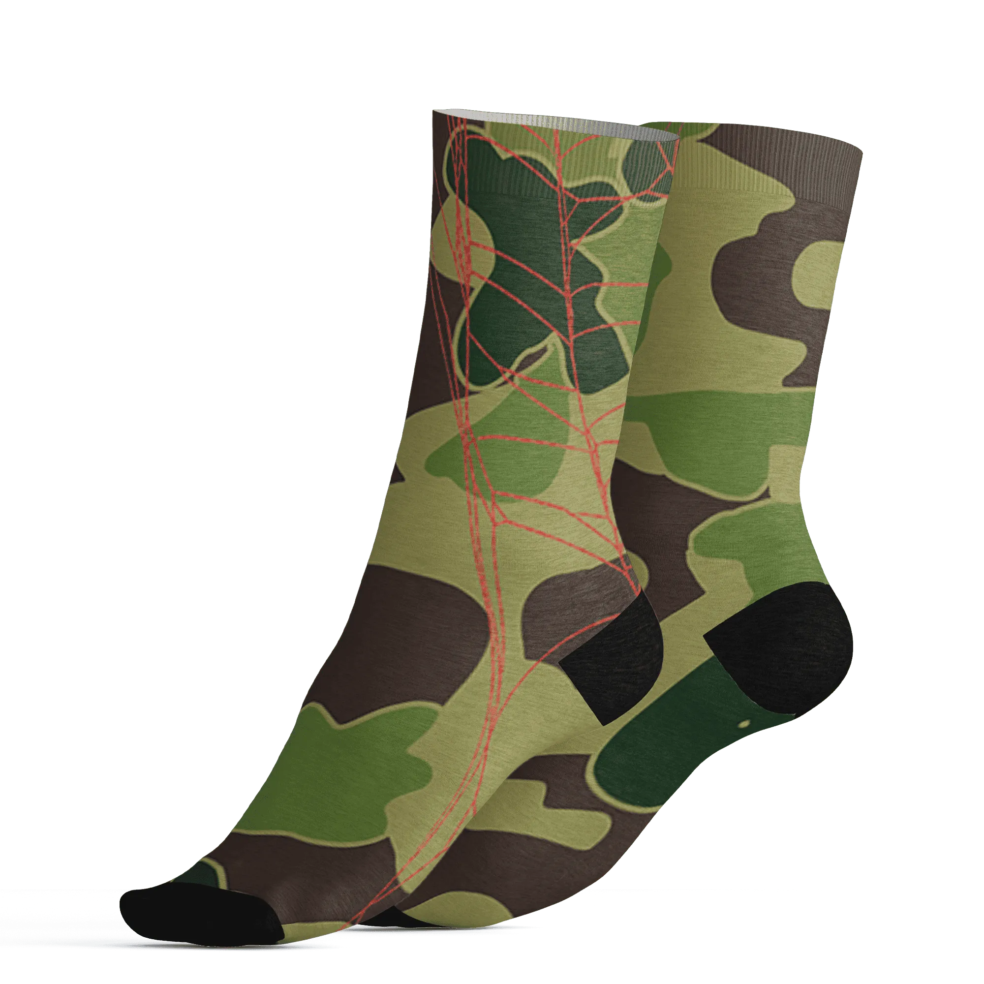 AM-90-Dark-Sage-Solar-Red-NastyJamz-Socks-Match-No-Costume-No-Candy-3D