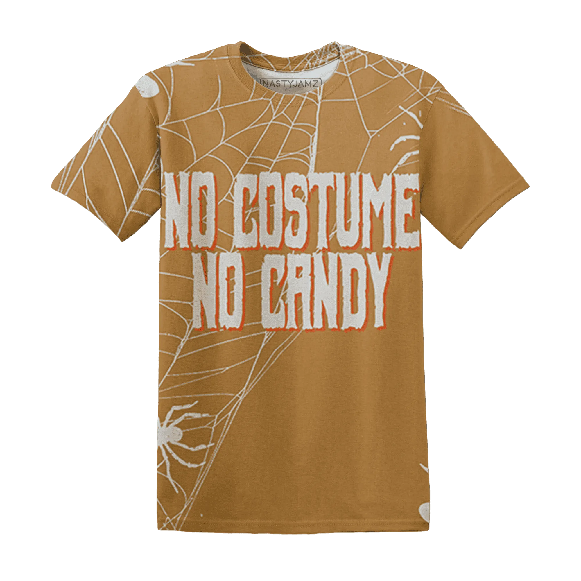 Dunk-Low-Retro-Wheat-Orange-NastyJamz-T-Shirt-Match-No-Costume-No-Candy-3D