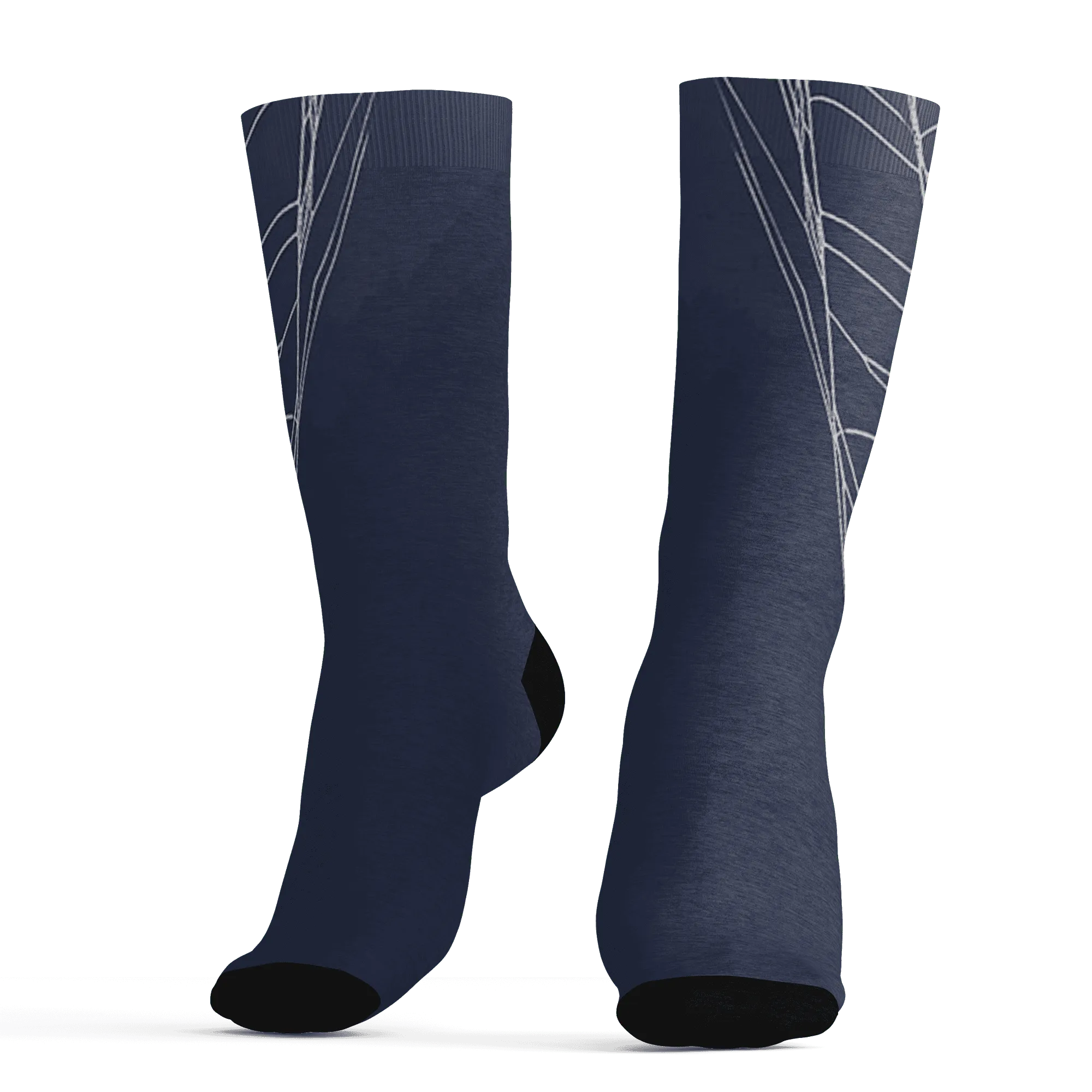 VaporMax-Plus-Midnight-Navy-White-Metallic-Silver-NastyJamz-Socks-Match-No-Costume-No-Candy-3D
