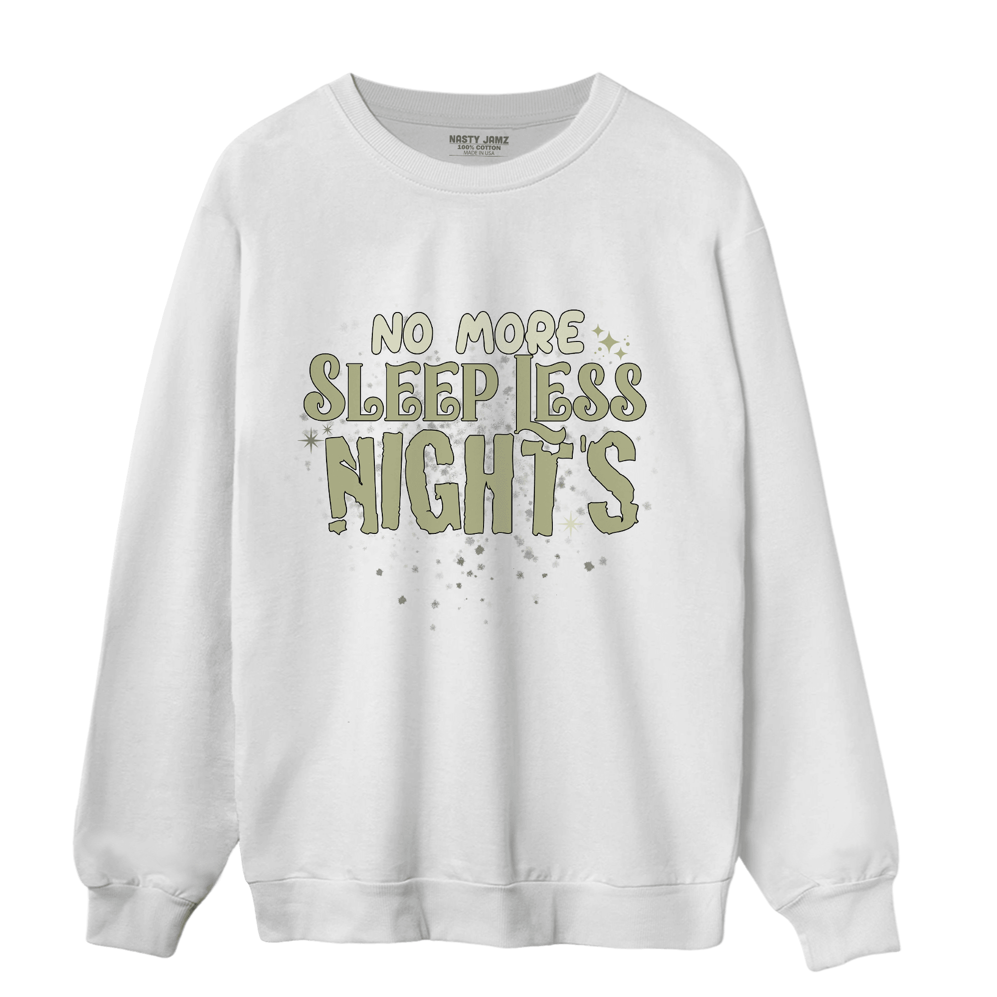 Yeezy Slide Resin Sweatshirt Match No More Sleep - NastyJamz